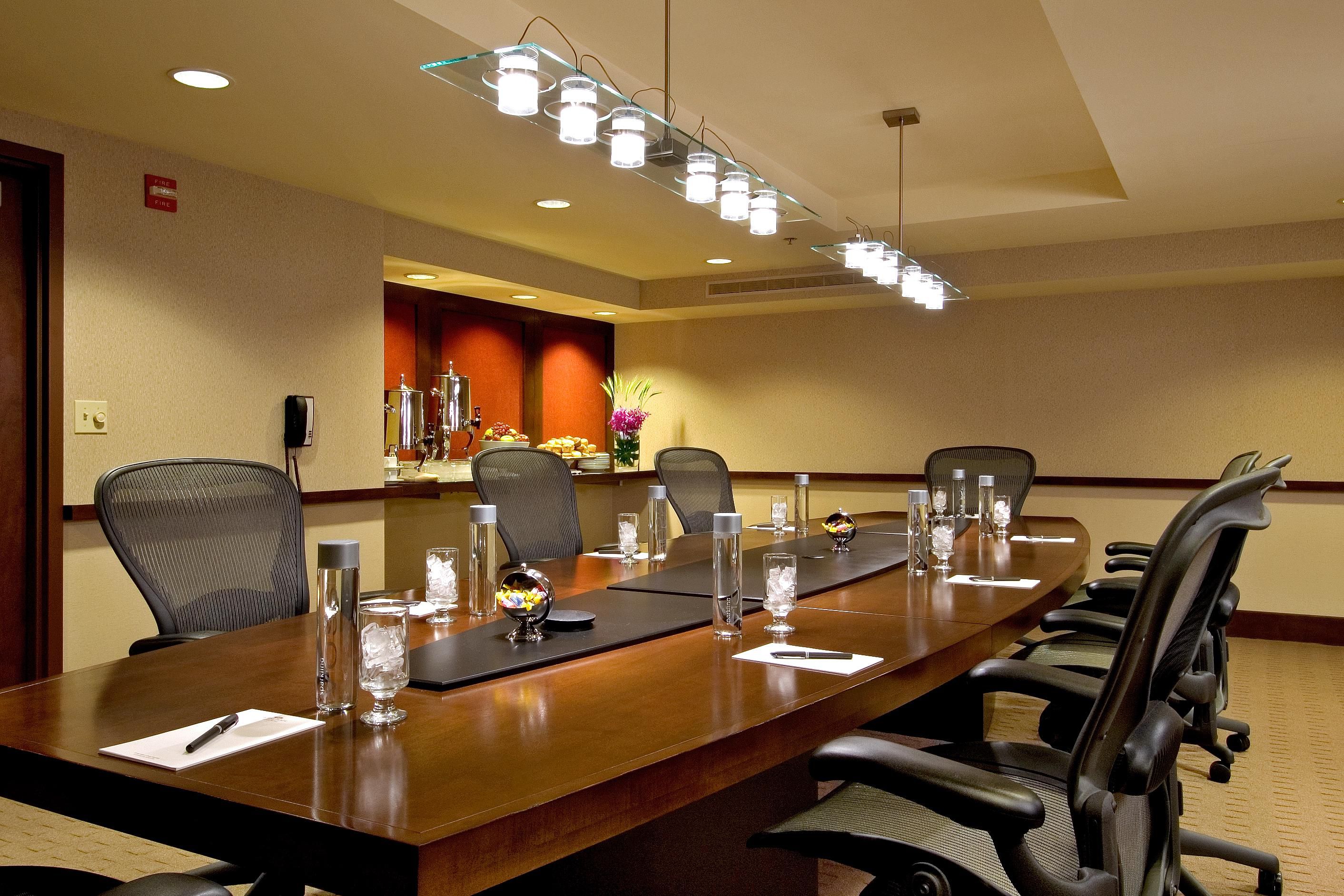 Host your next business meeting in our Executive Boardroom.
