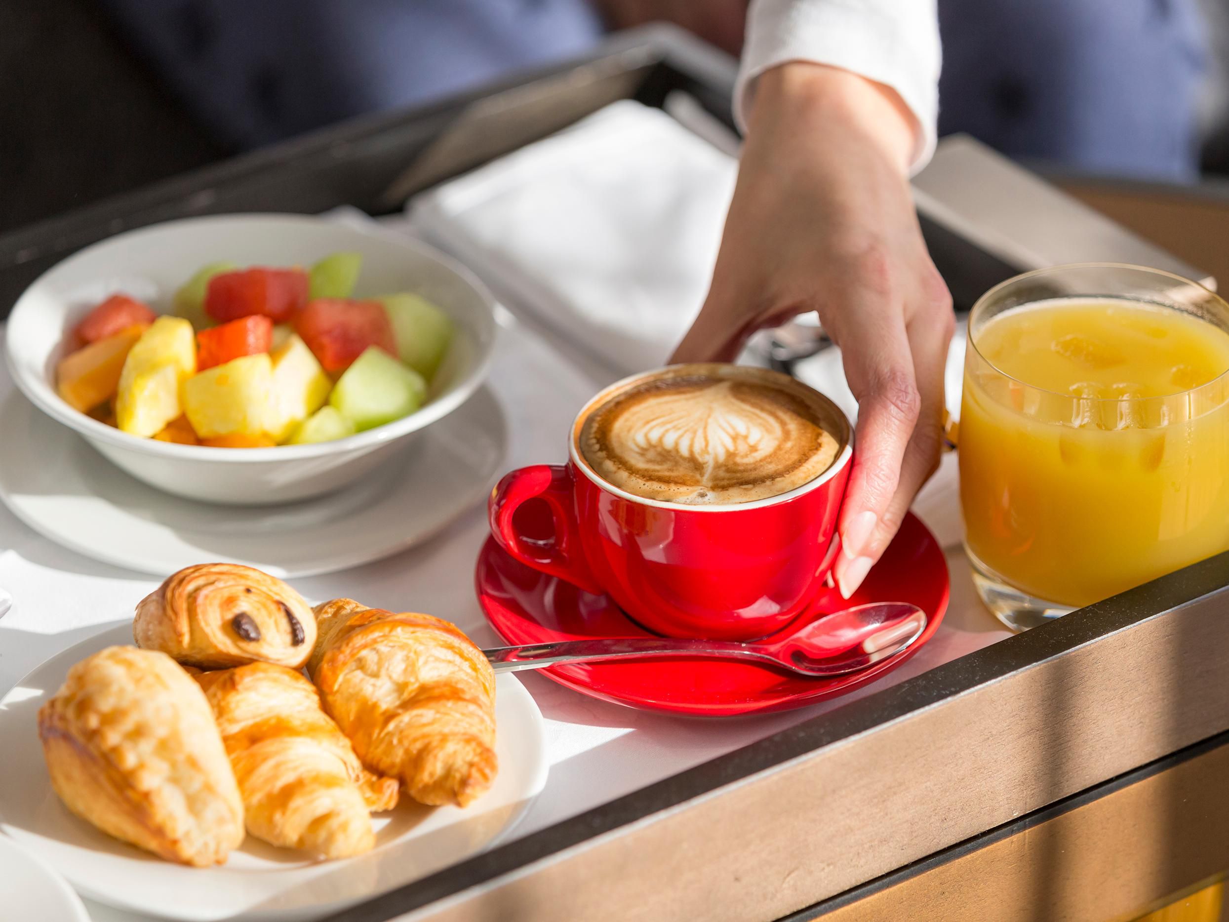 breakfast room service at crowne plaza christchurch