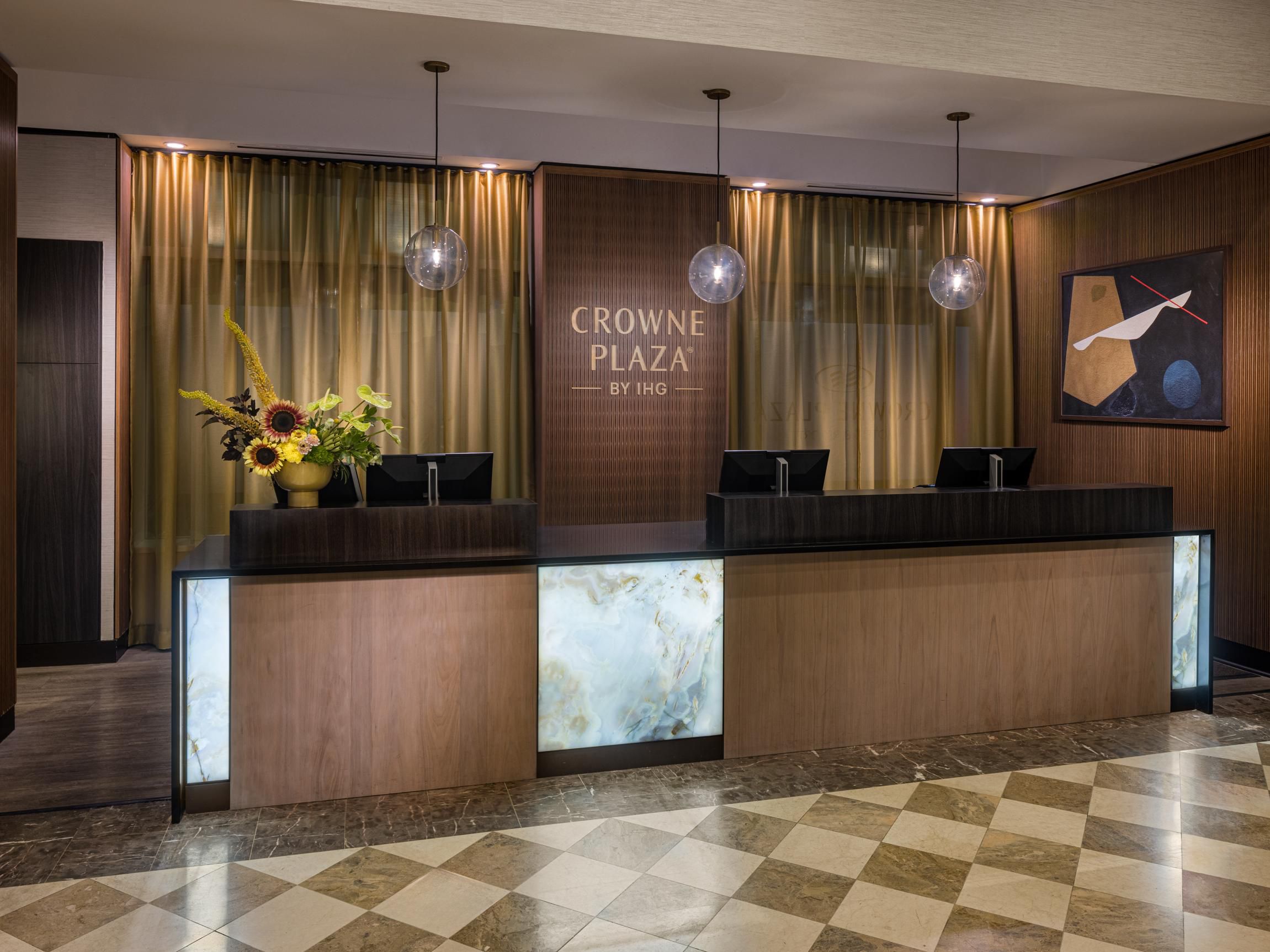 The Front Desk where expert and friendly staff are ready to help.