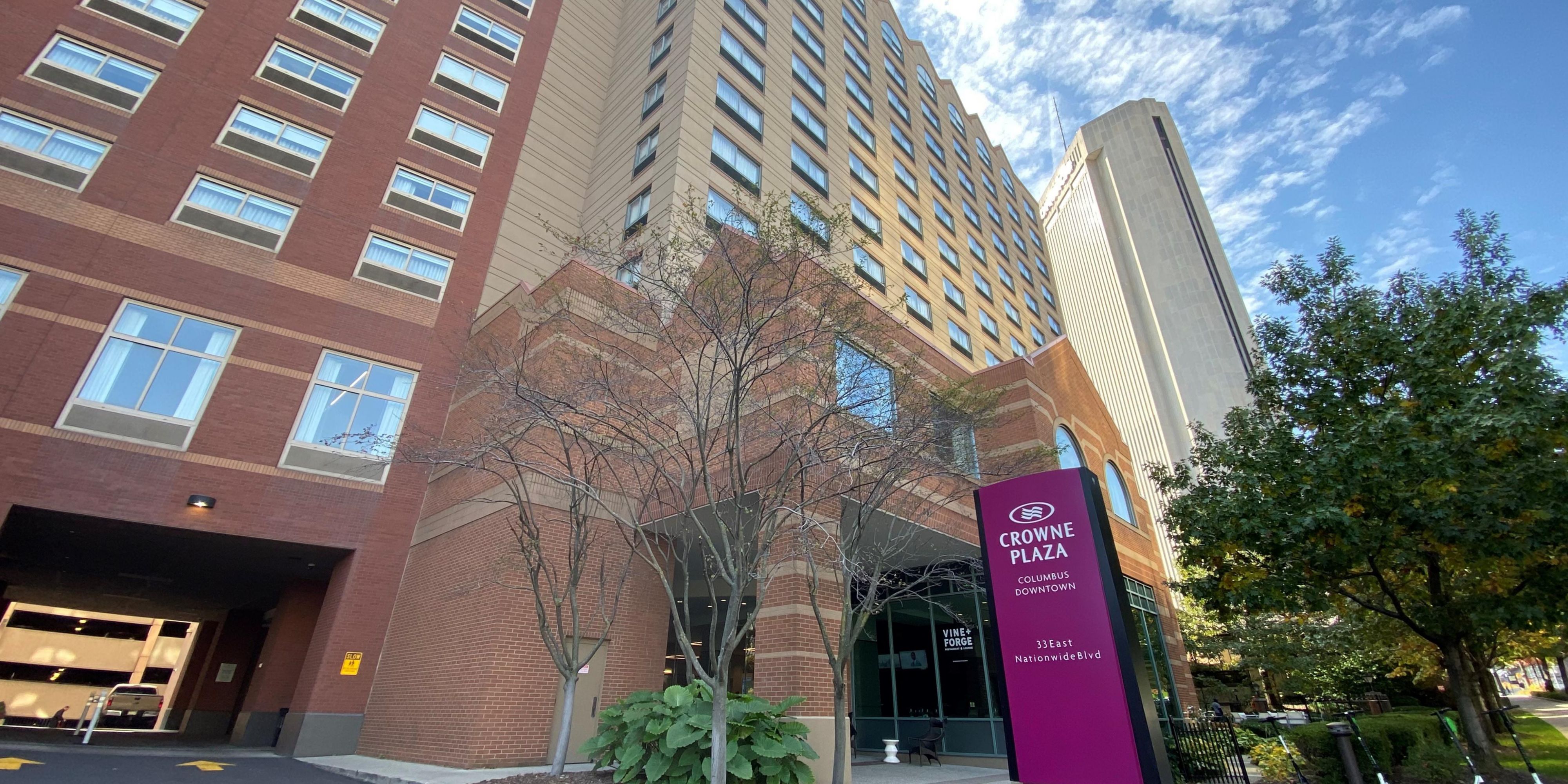 Crowne Plaza ColumbusDowntown Map & Driving Directions