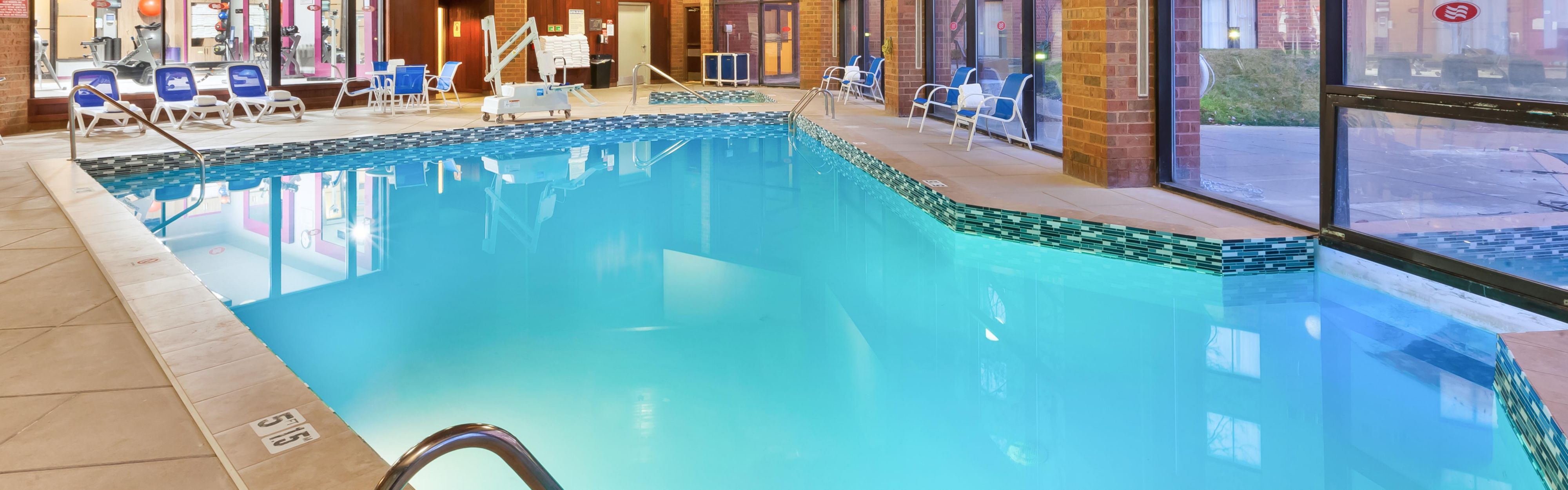 Indoor Pool and Hot Tub. Open 7am to 9pm daily.