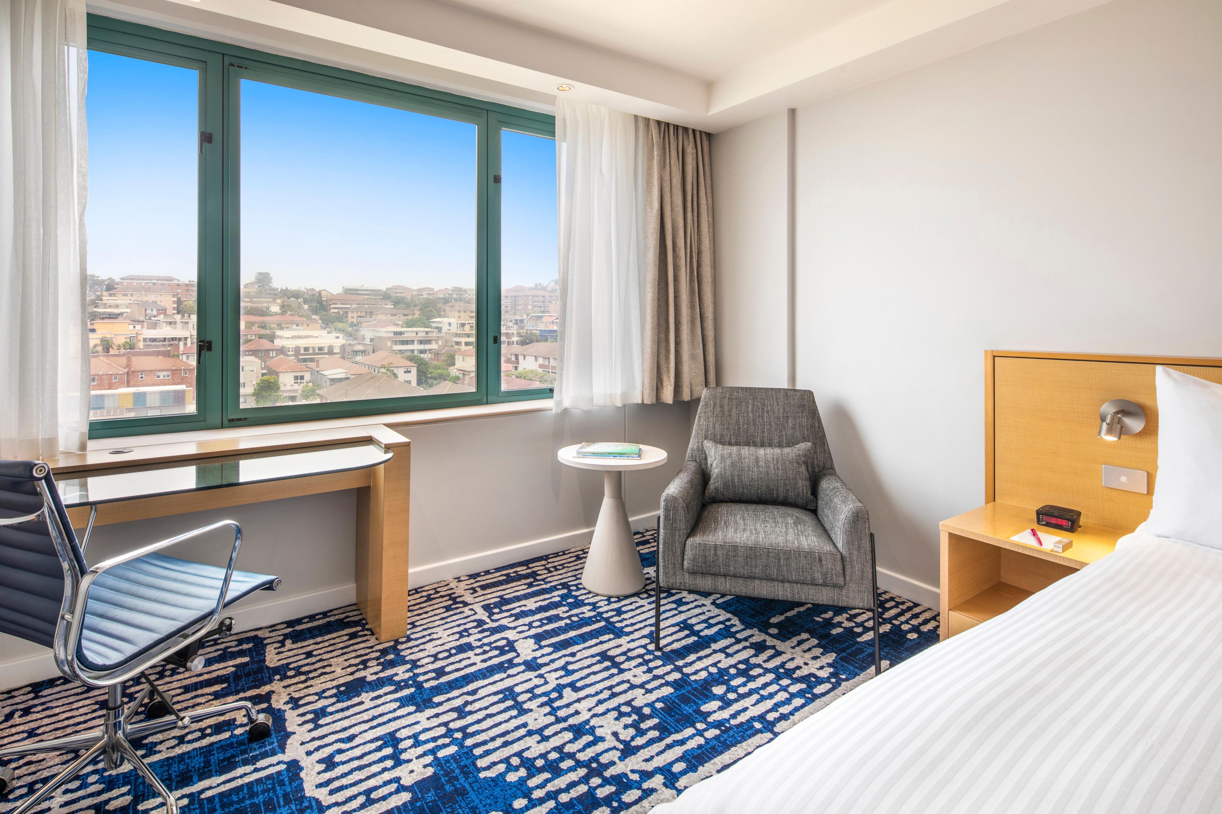 Guest Room with district views over Coogee Village