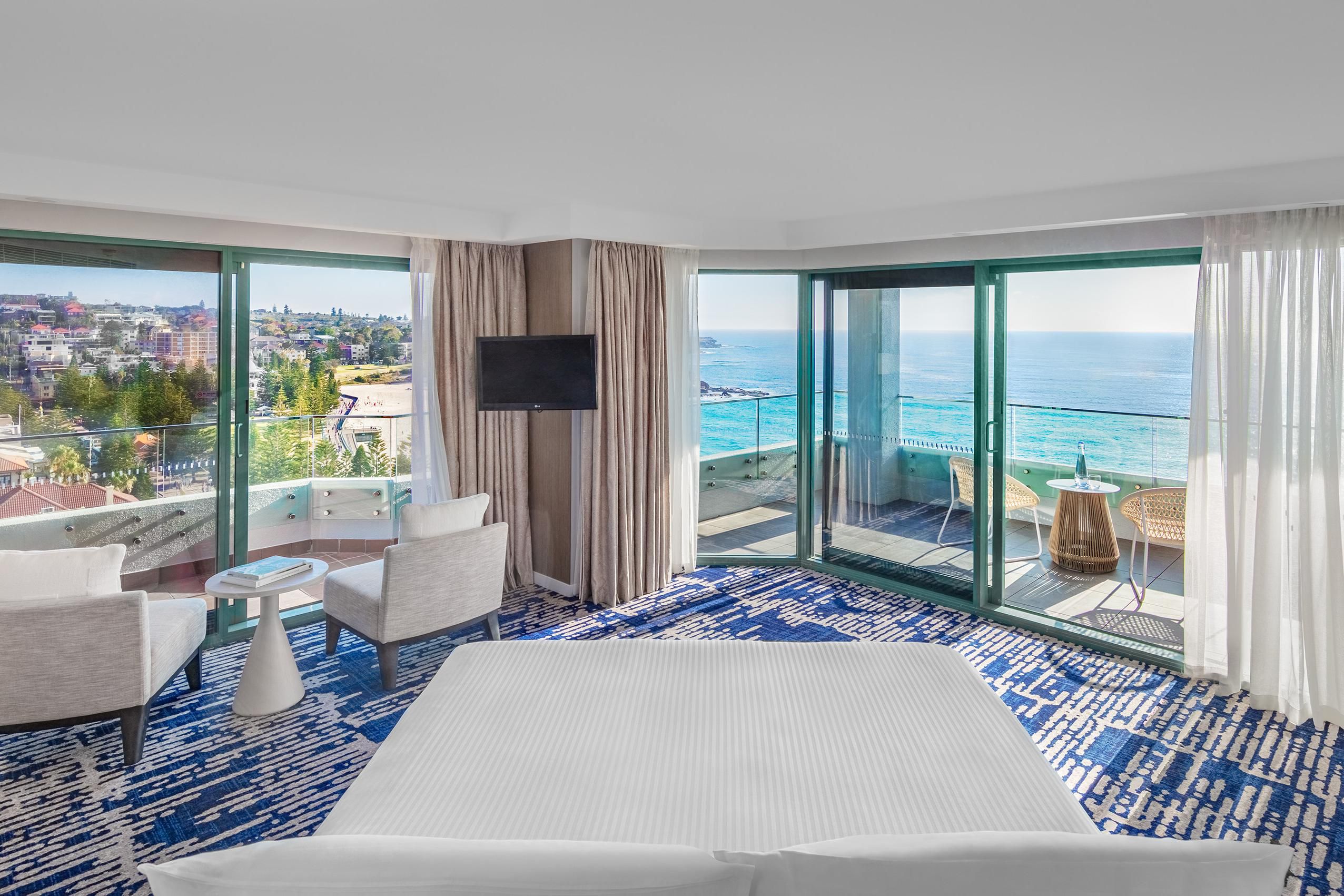 Reef Suite at Crowne Plaza Sydney Coogee Beach with ocean views