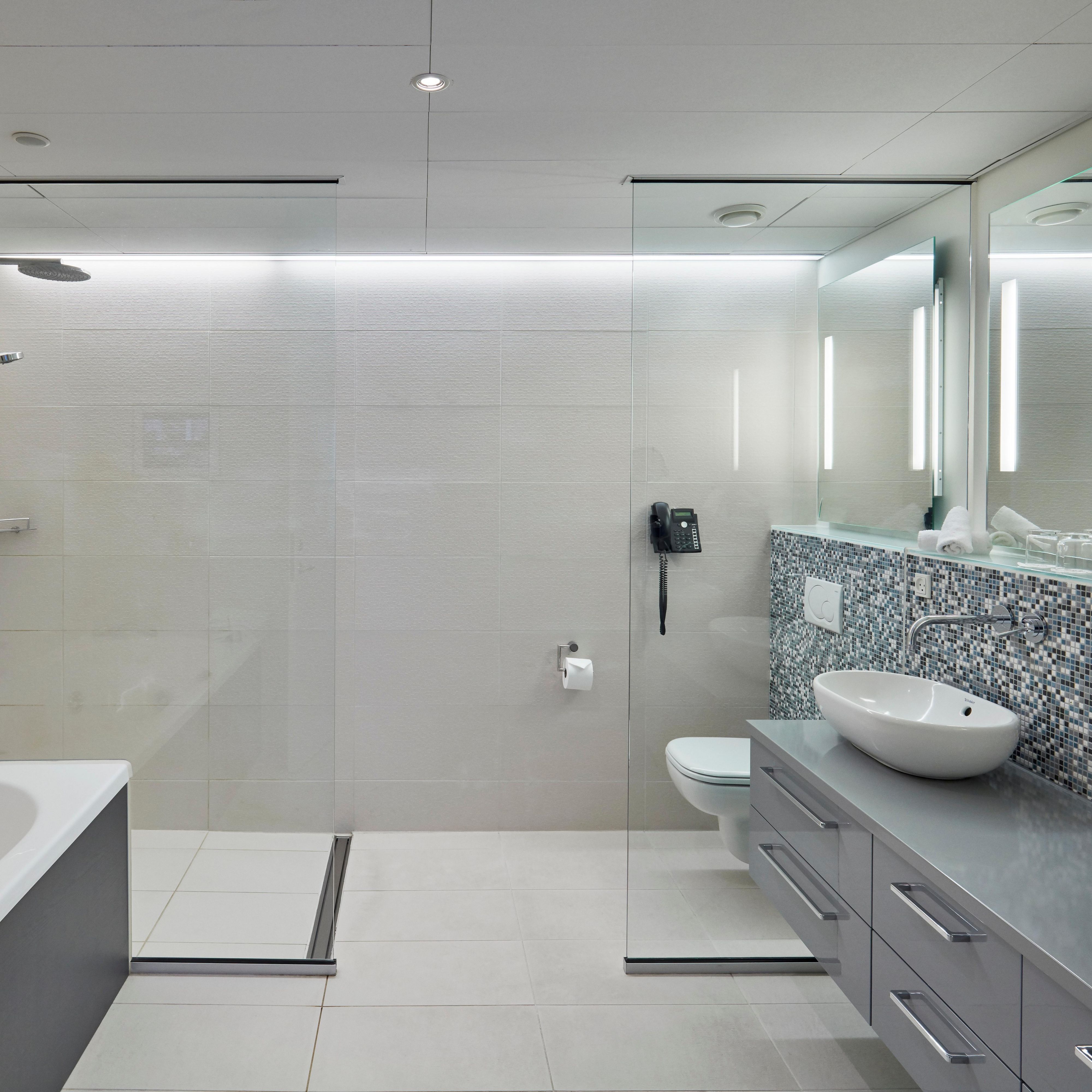 Get ready for the day in our spacious bathrooms