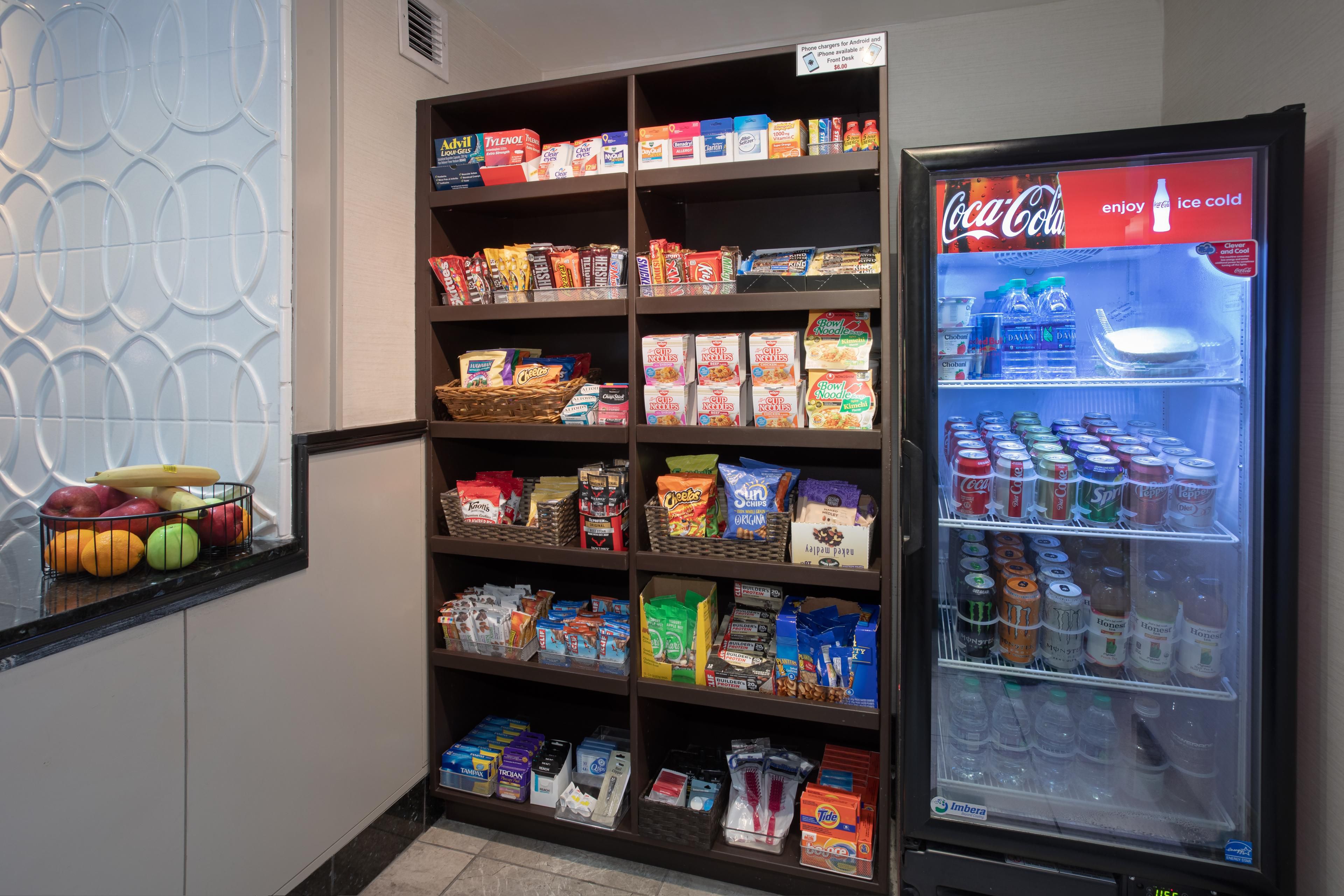 Need a quick snack? Visit our hotel Gift Shop.