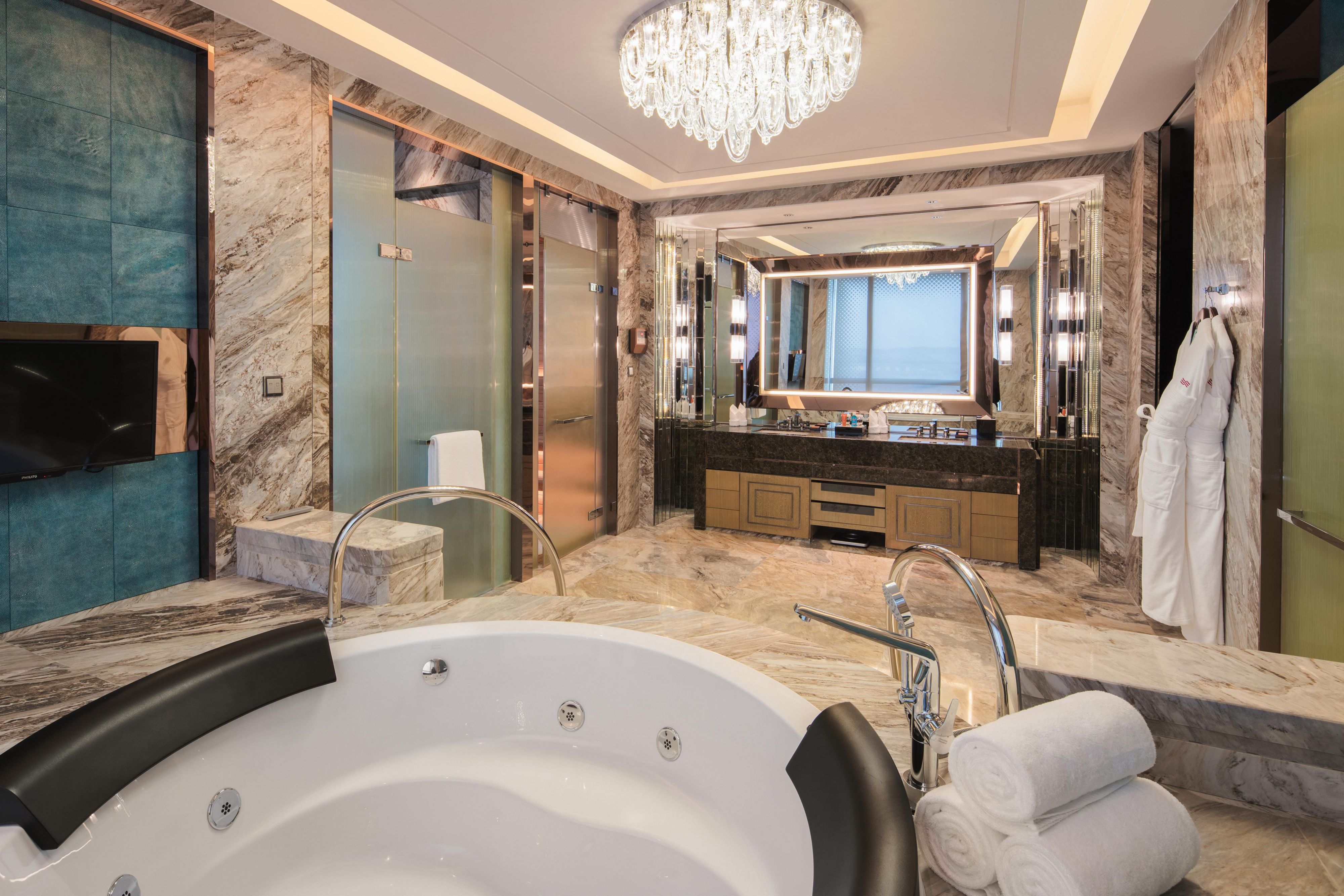 总统套房卫生间