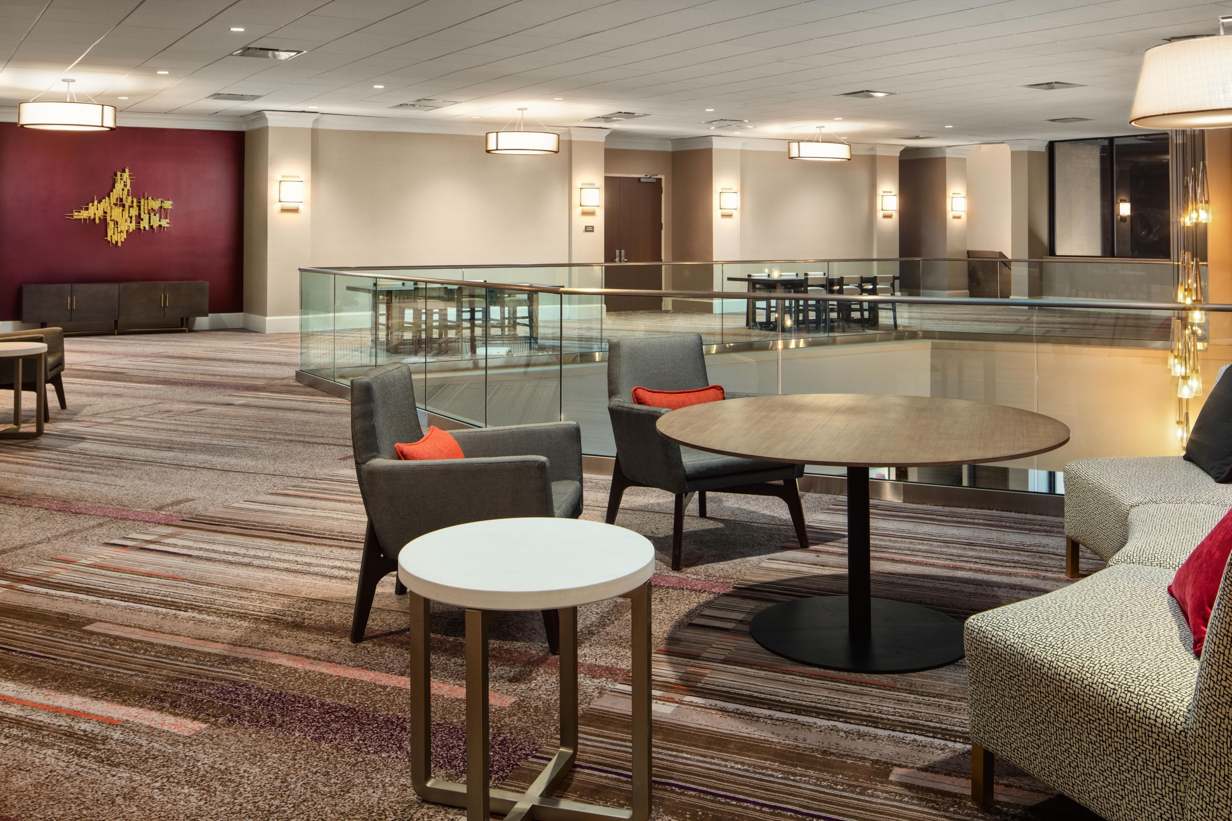 Guests can do registration or coffee breaks in our elegant foyer.