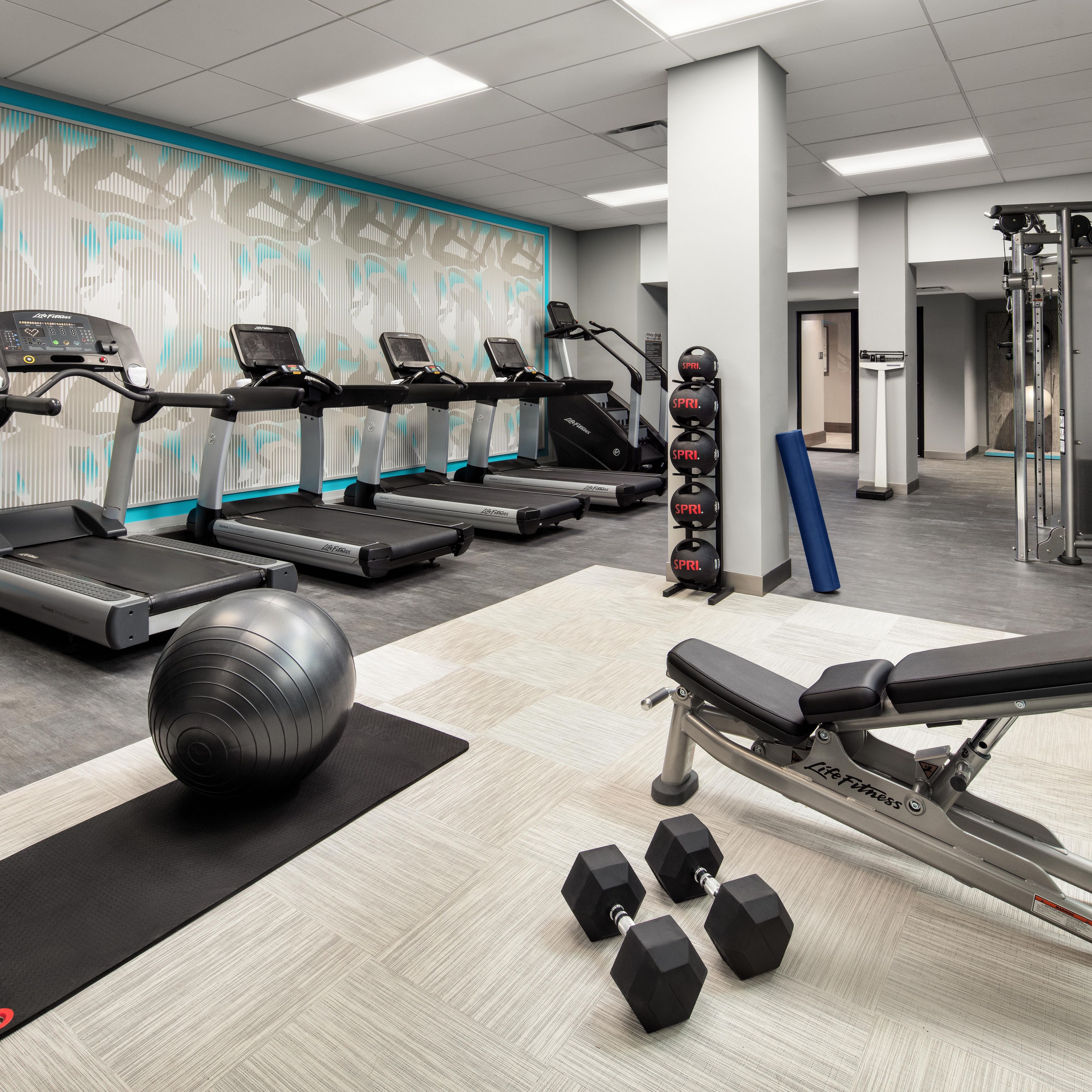 Stimulate your mind and body at our new fitness center.