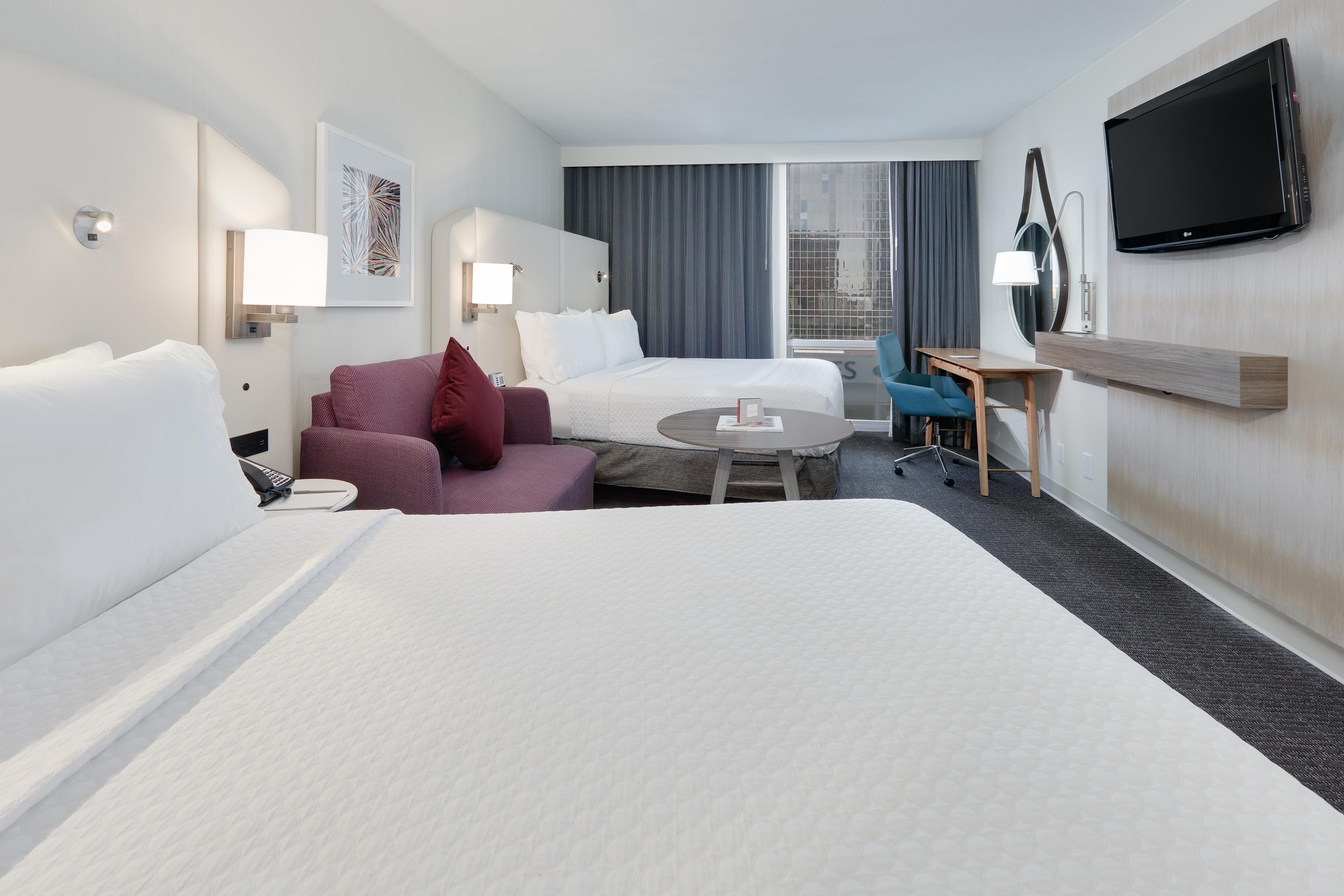 Reset in style with two beds and a city view at our Texas hotel.