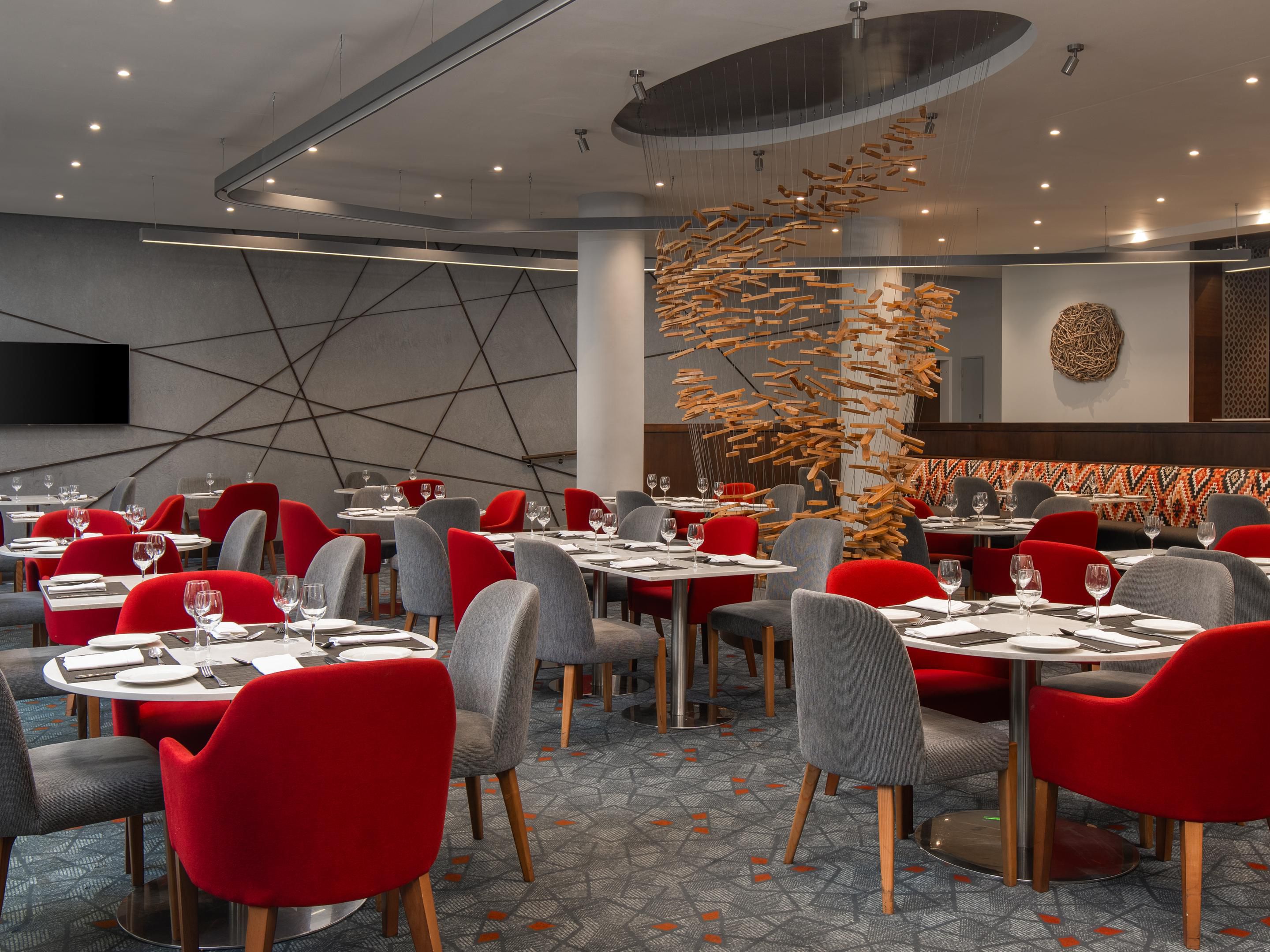 Enjoy Swahili Mishikaki – juicy chicken & beef skewers with pilipili chili, served with Ugali or Chips & Kachumbari Salad. Or try Grilled Changu Fish/White Snapper with Kachumbari Salad, side veggies & starch Delicious, fresh, and full of flavour!