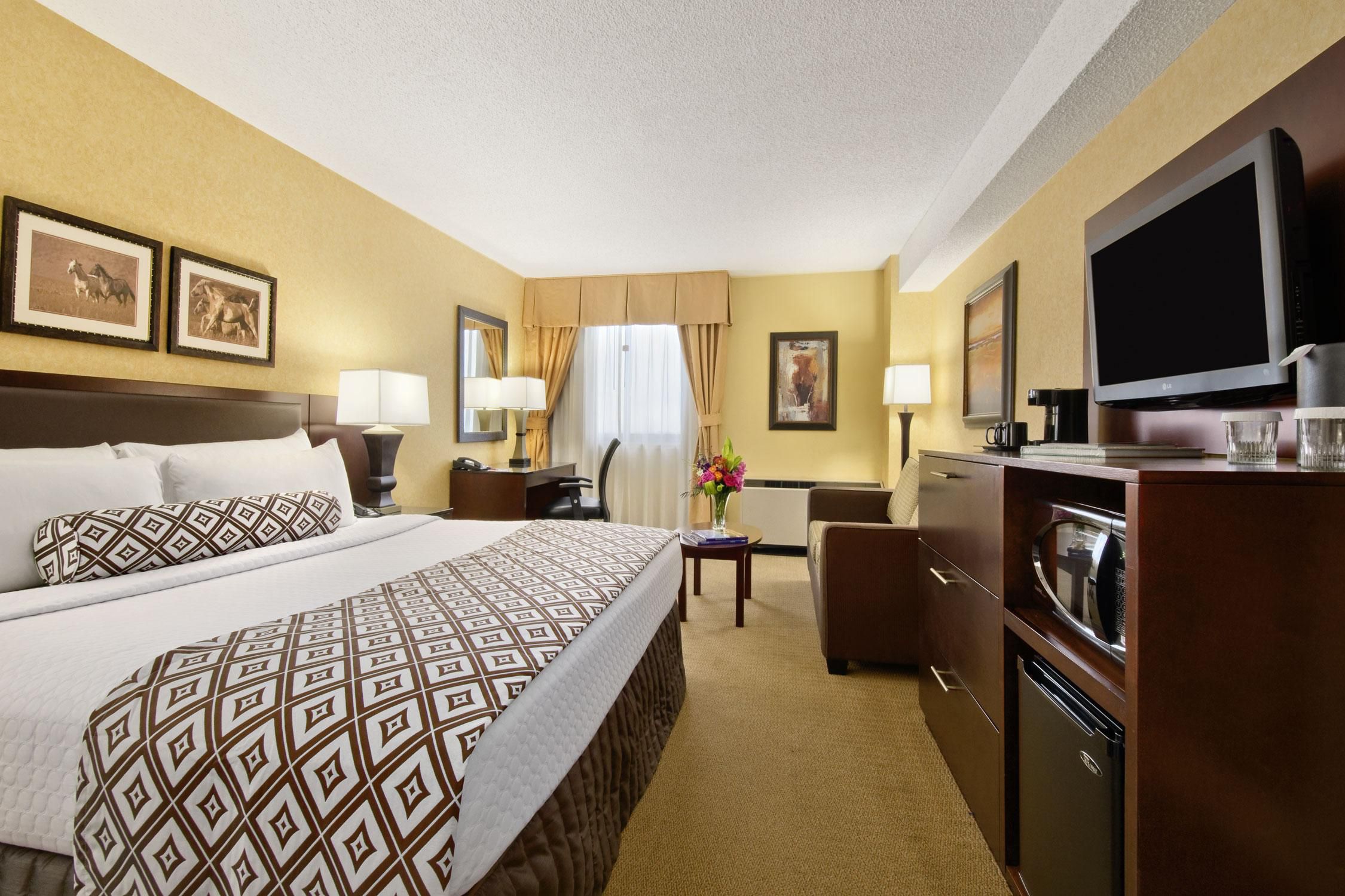 Make yourself at home in our King Bed Guest Rooms