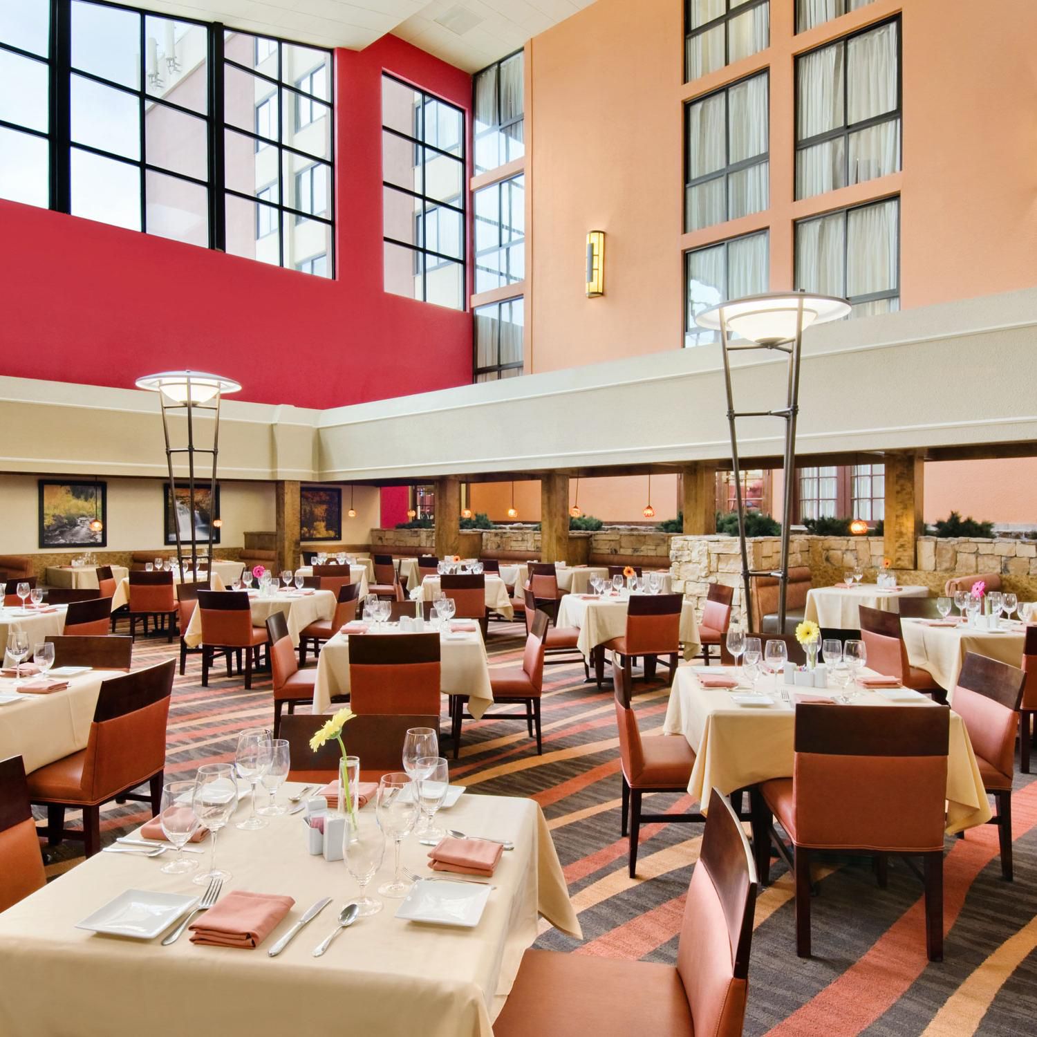 Enjoy fine dining or lighter meals at the Terrace Restaurant