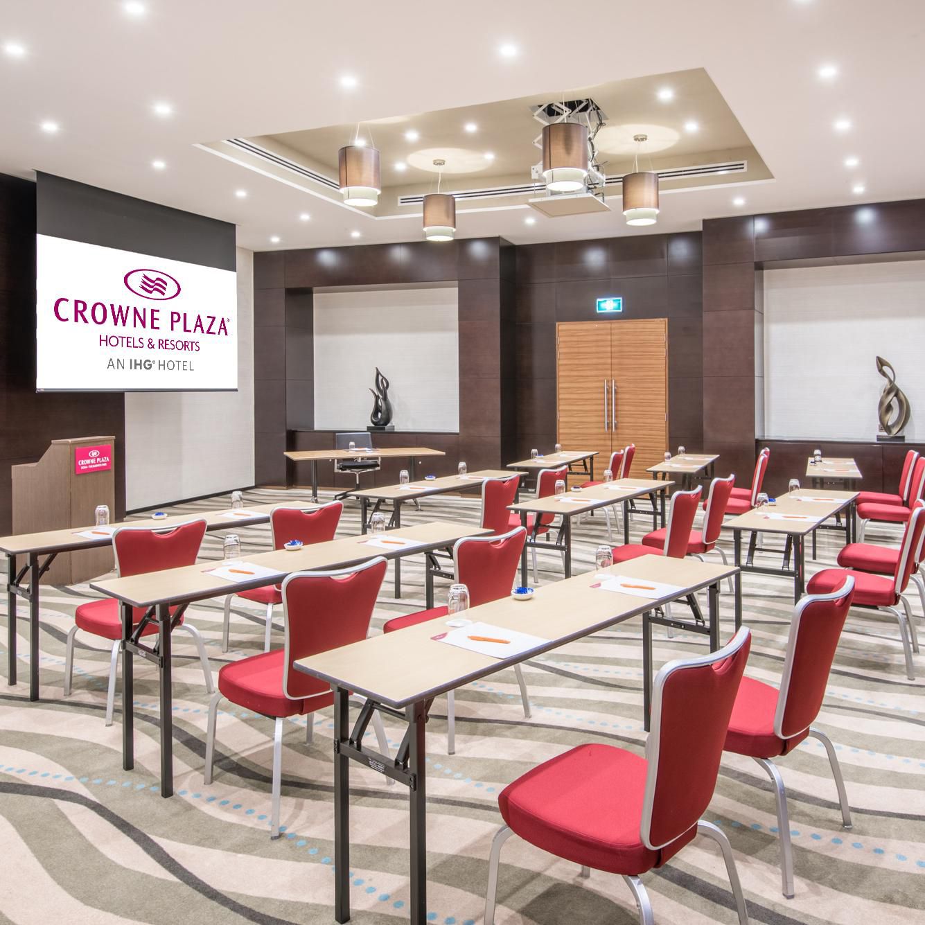 Meeting Rooms with WiFi,  a/v, podium and catering