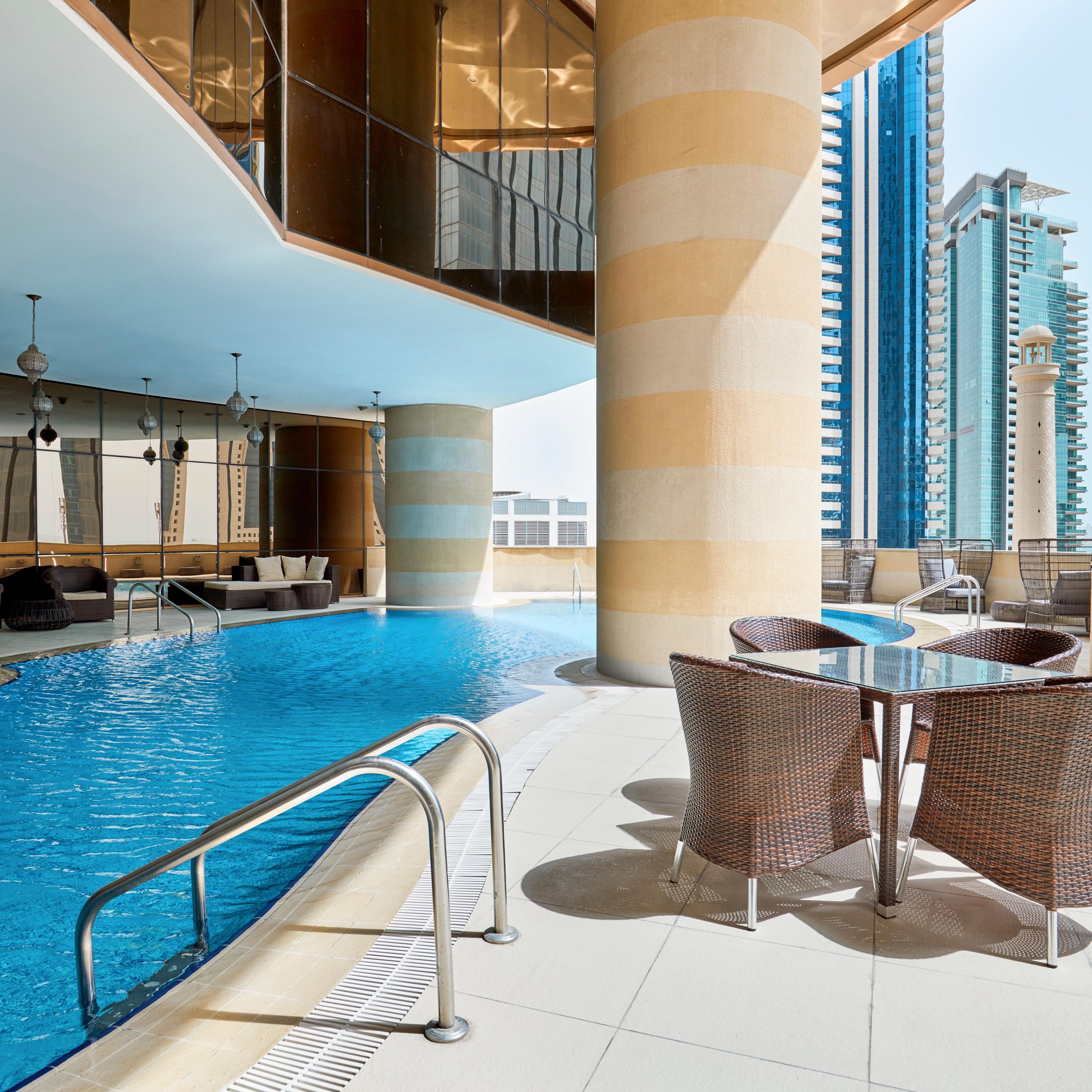 Swimming Pool in Crowne Plaza Doha West Bay