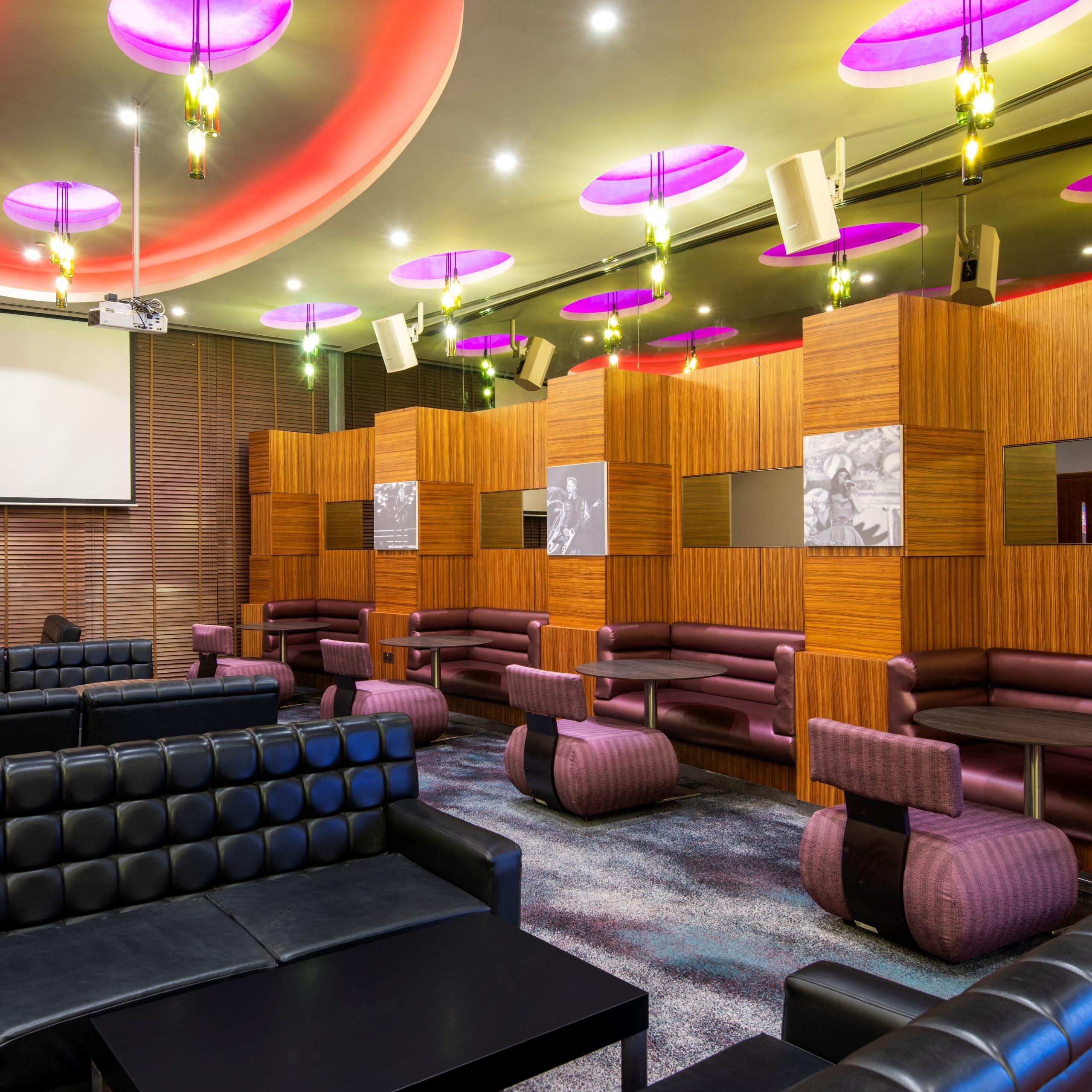 Lounge or dine, Misturado has seating areas indoor &amp; outdoor