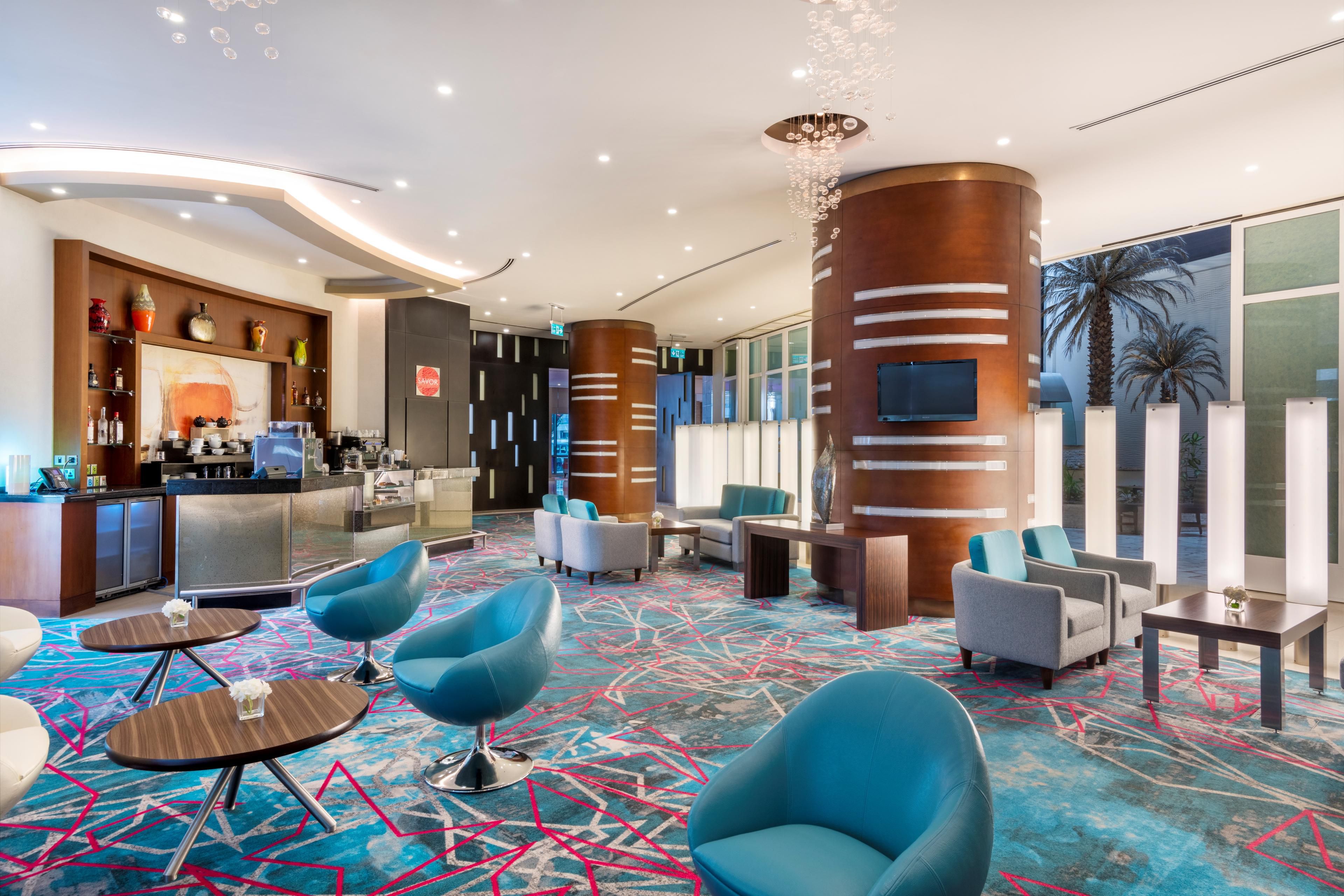 Savor is our lobby lounge, great for a casual business meeting.
