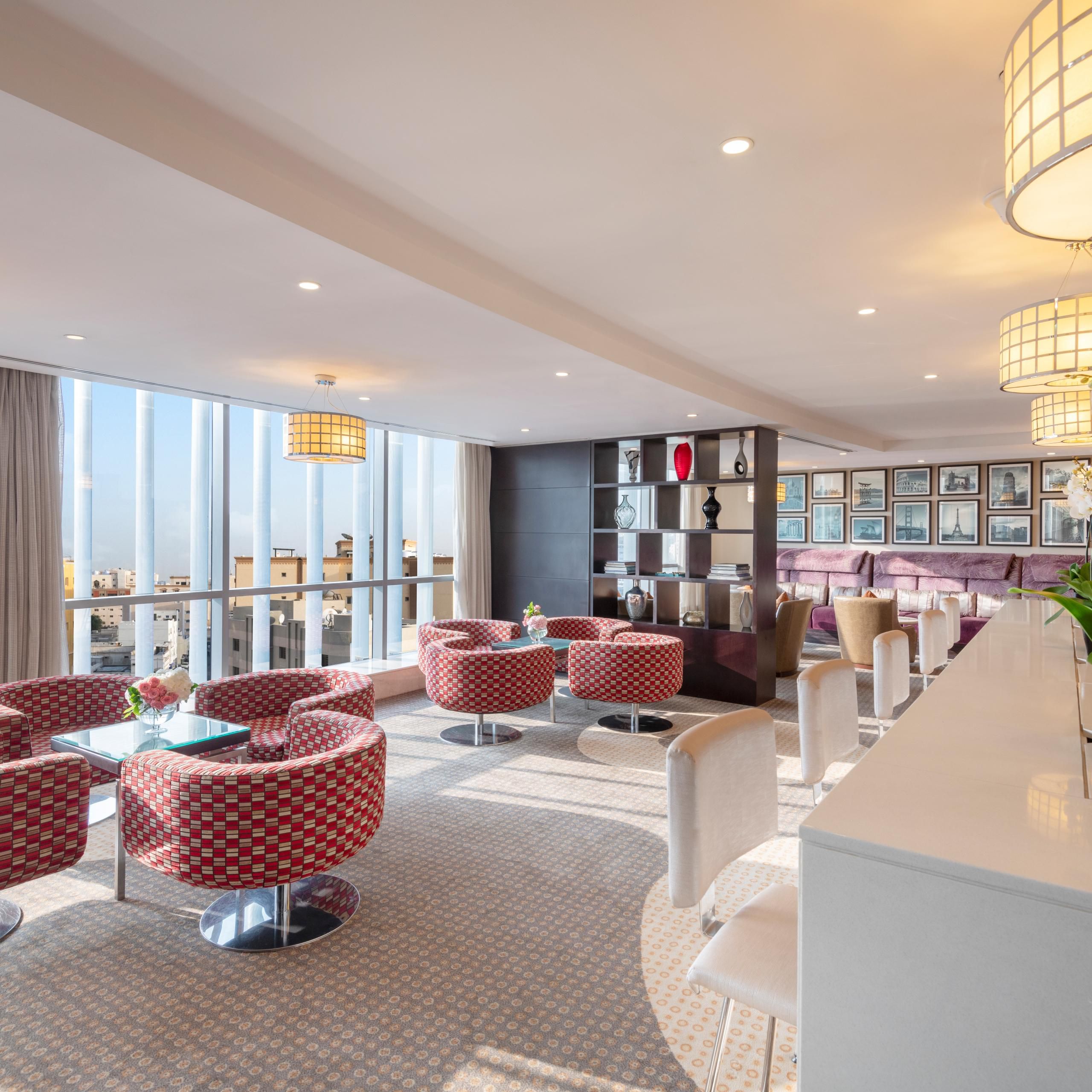 Relax, refresh or do business in style in our stylish Club Lounge