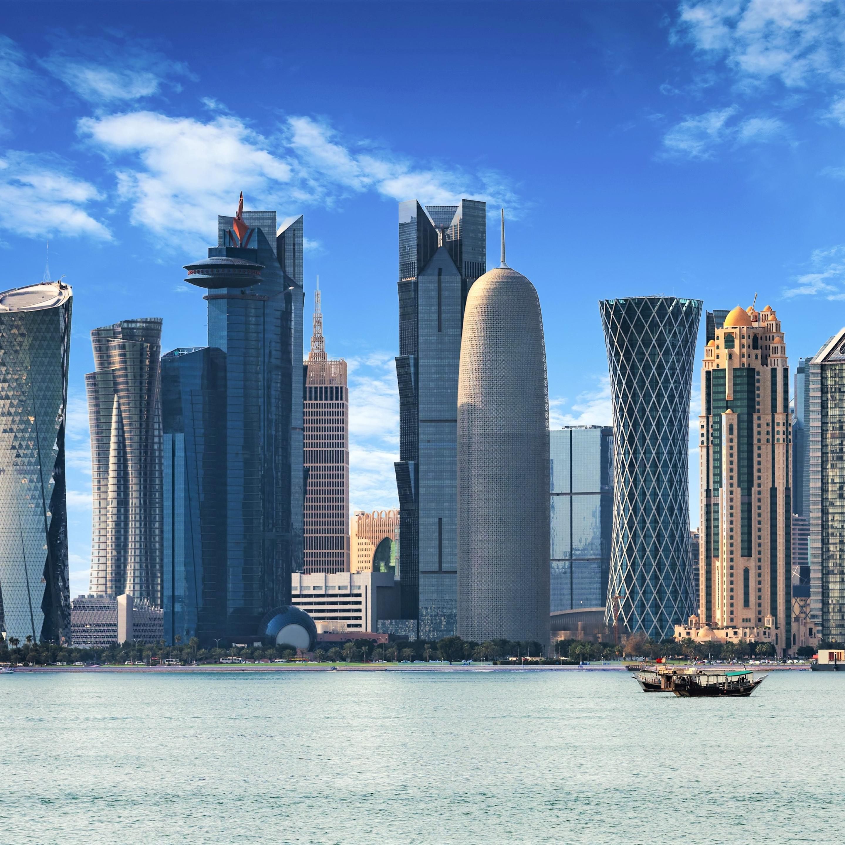 Take a walk along Doha Corniche