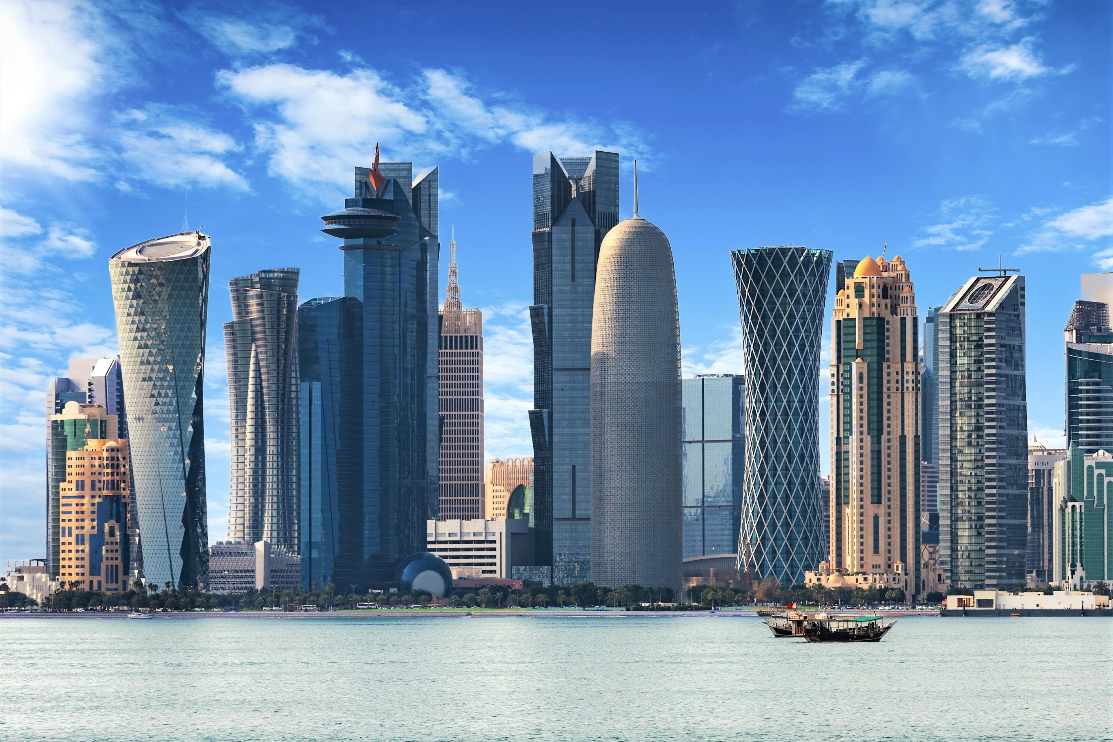Take a walk along Doha Corniche