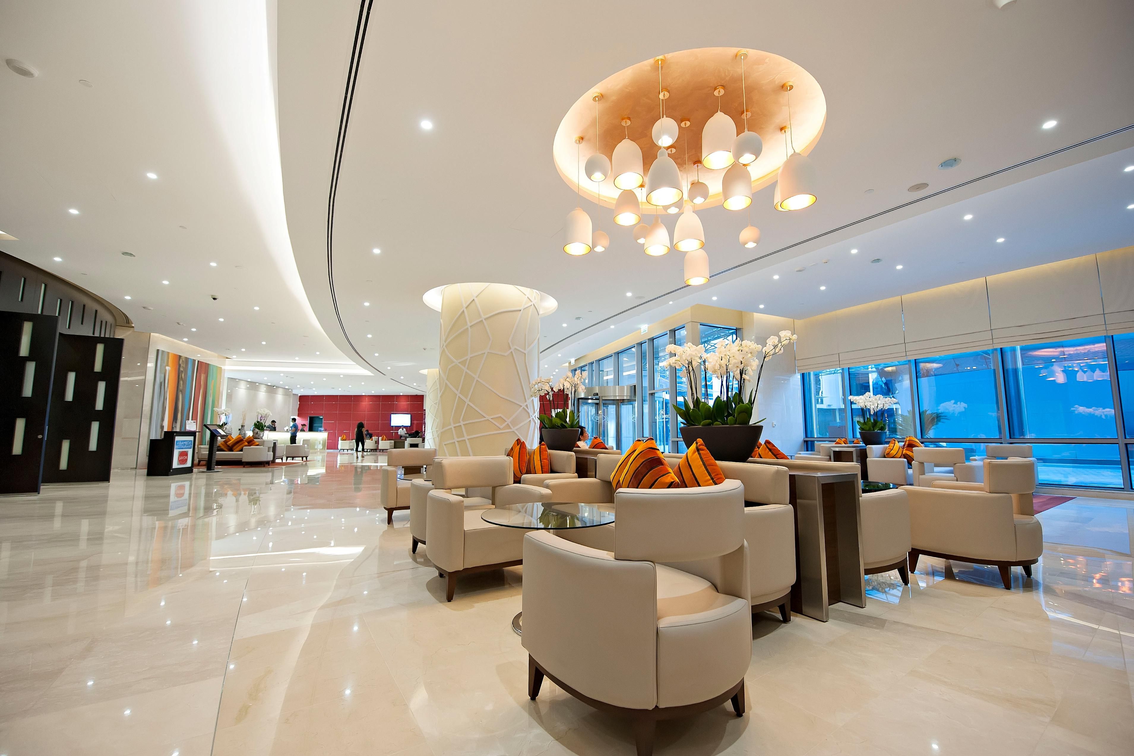 Our bright and airy hotel lobby welcomes you