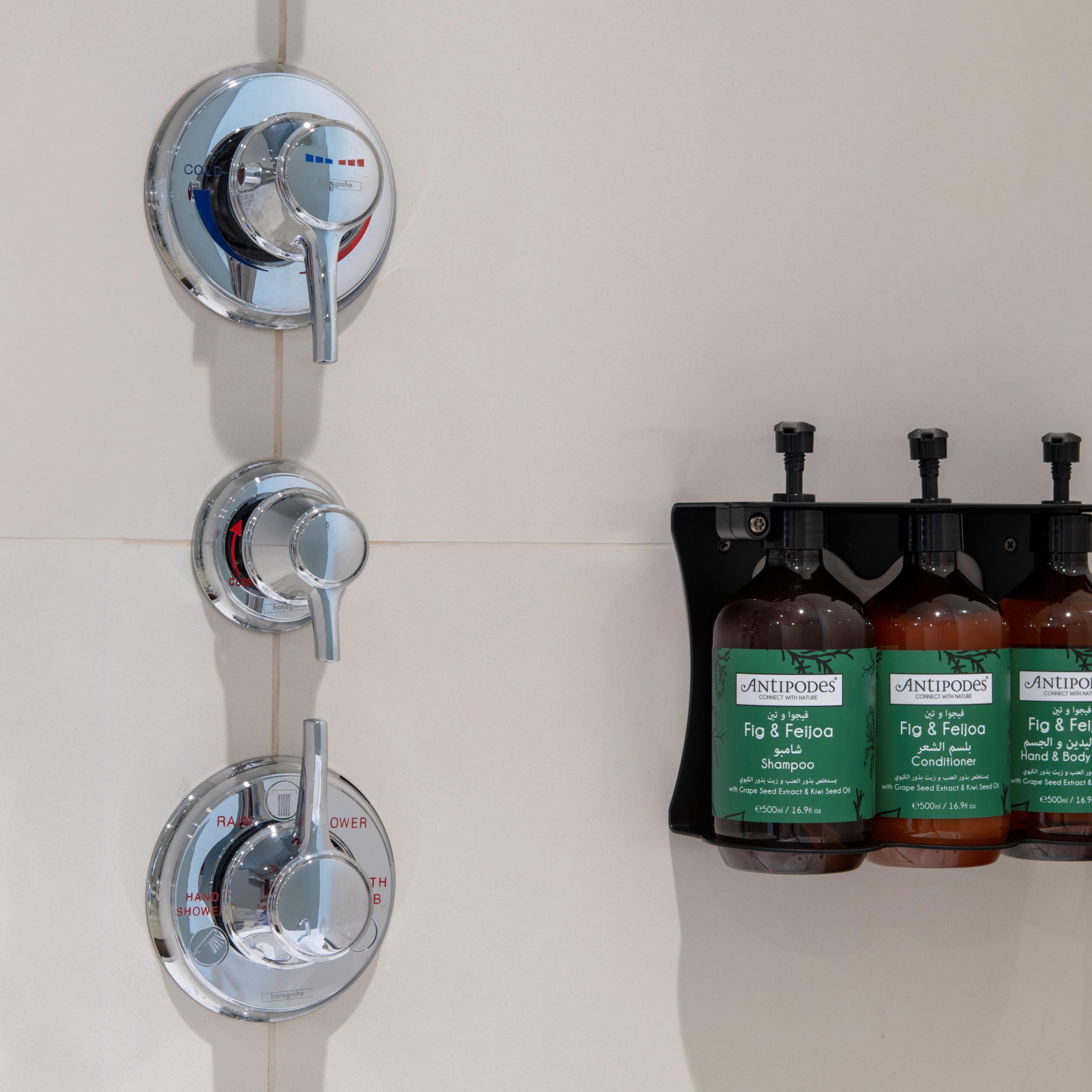 Bathroom amenities with a new wellness hotel collection-anti podes