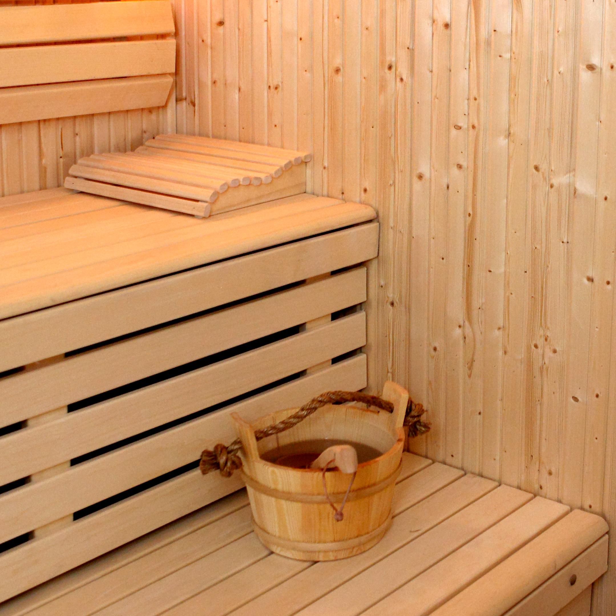 Unwind with a therapeutic sauna or steam bath session.
