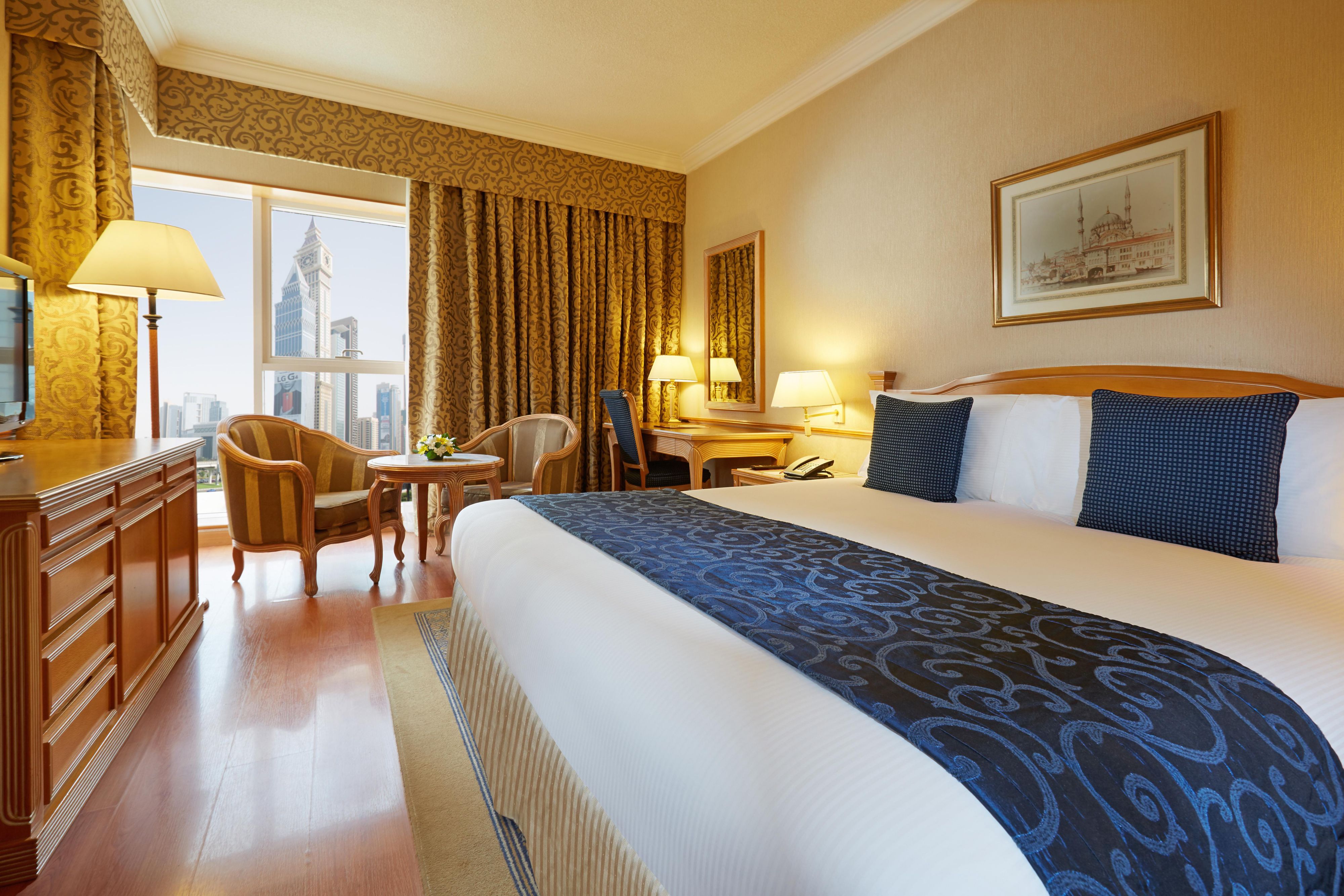 Business guests will find the Deluxe Room suited to their need