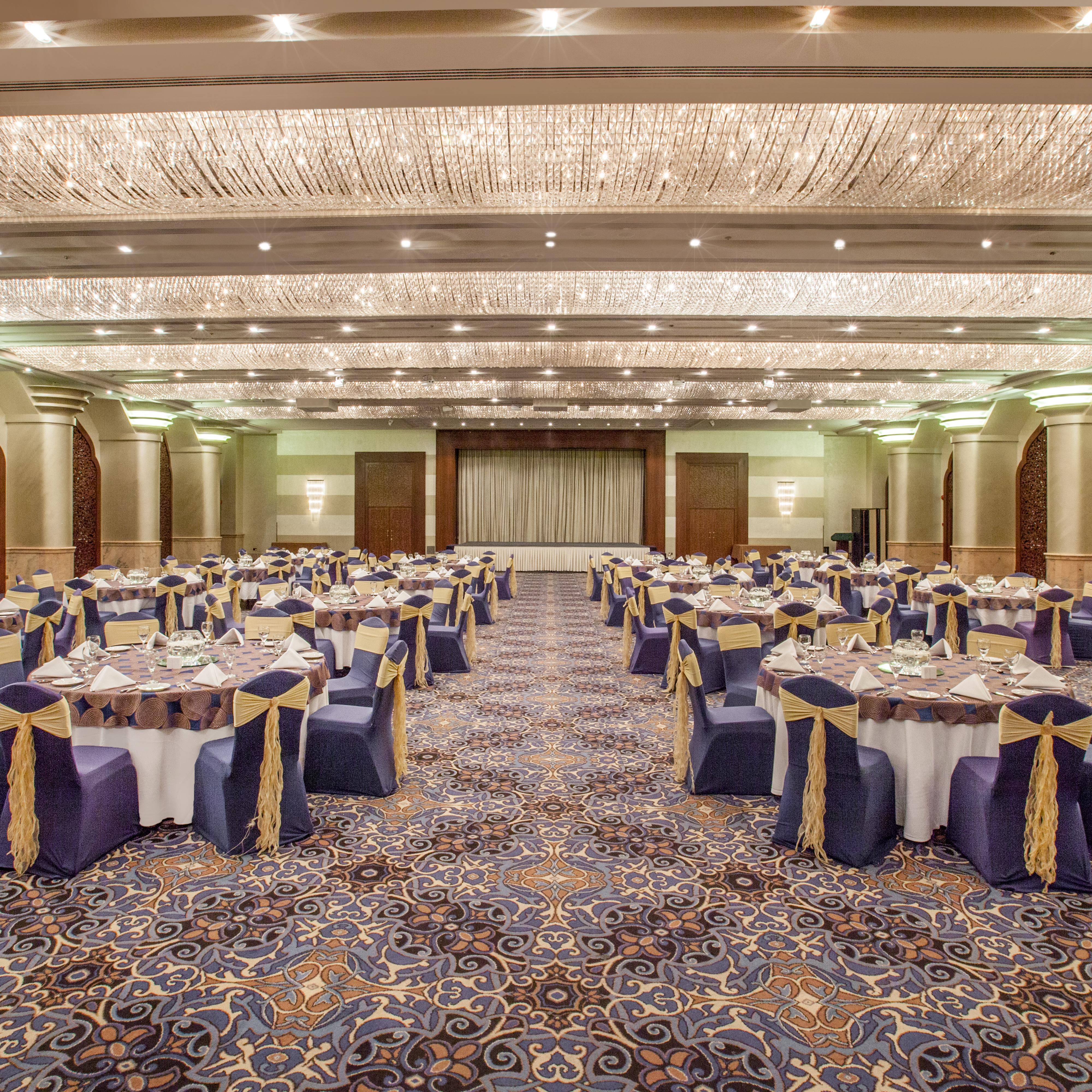 Crowne Plaza Dubai-Deira -Al Thuraya Ballroom- Dubai Wedding Venue