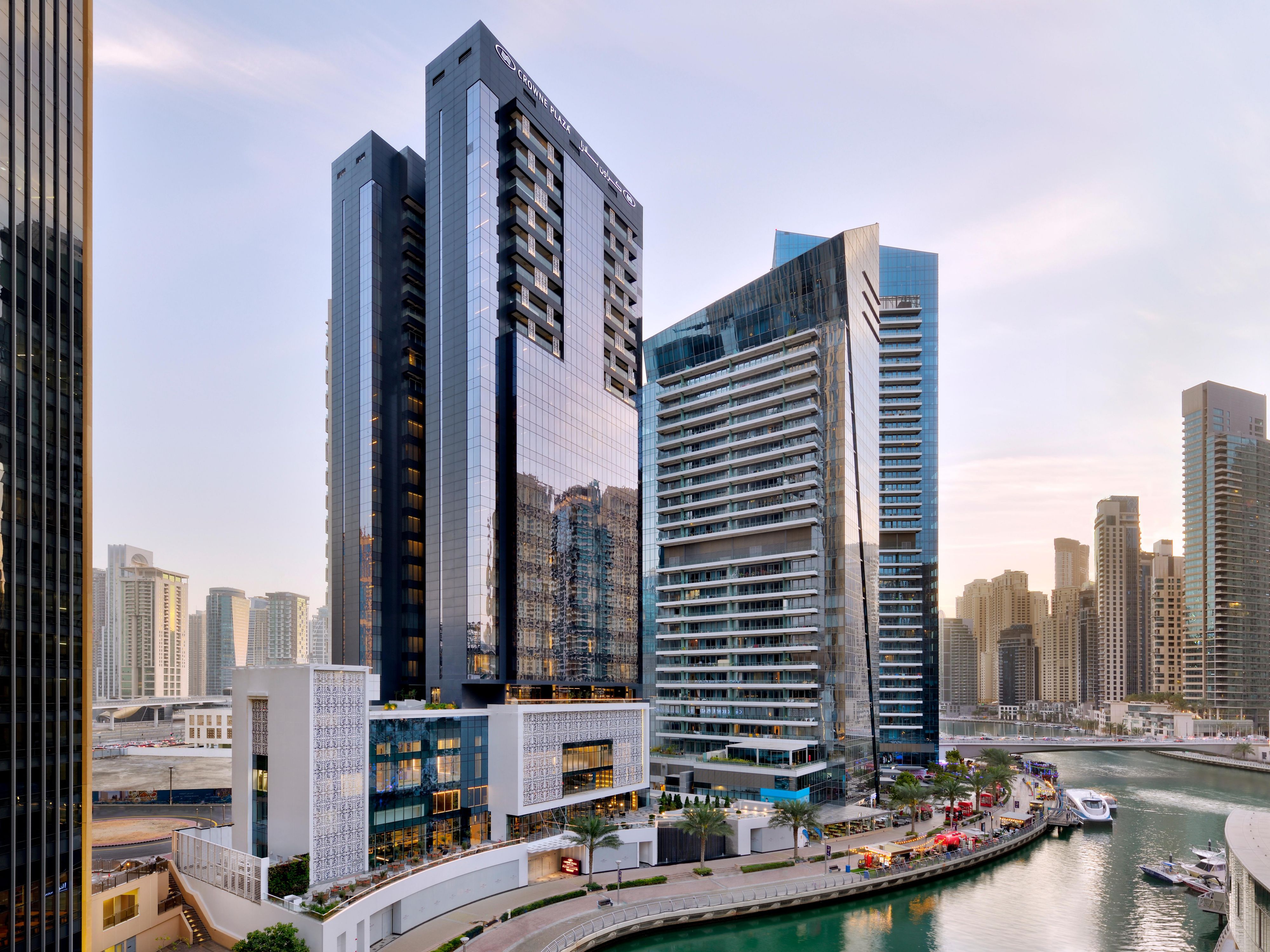 Crowne Plaza® Dubai Marina is both a business class hotel for guests seeking flexibility and balance. The hotel is located in Dubai Marina next to Dubai Marina Mall with direct access to the promenade and five mins away from the metro station.