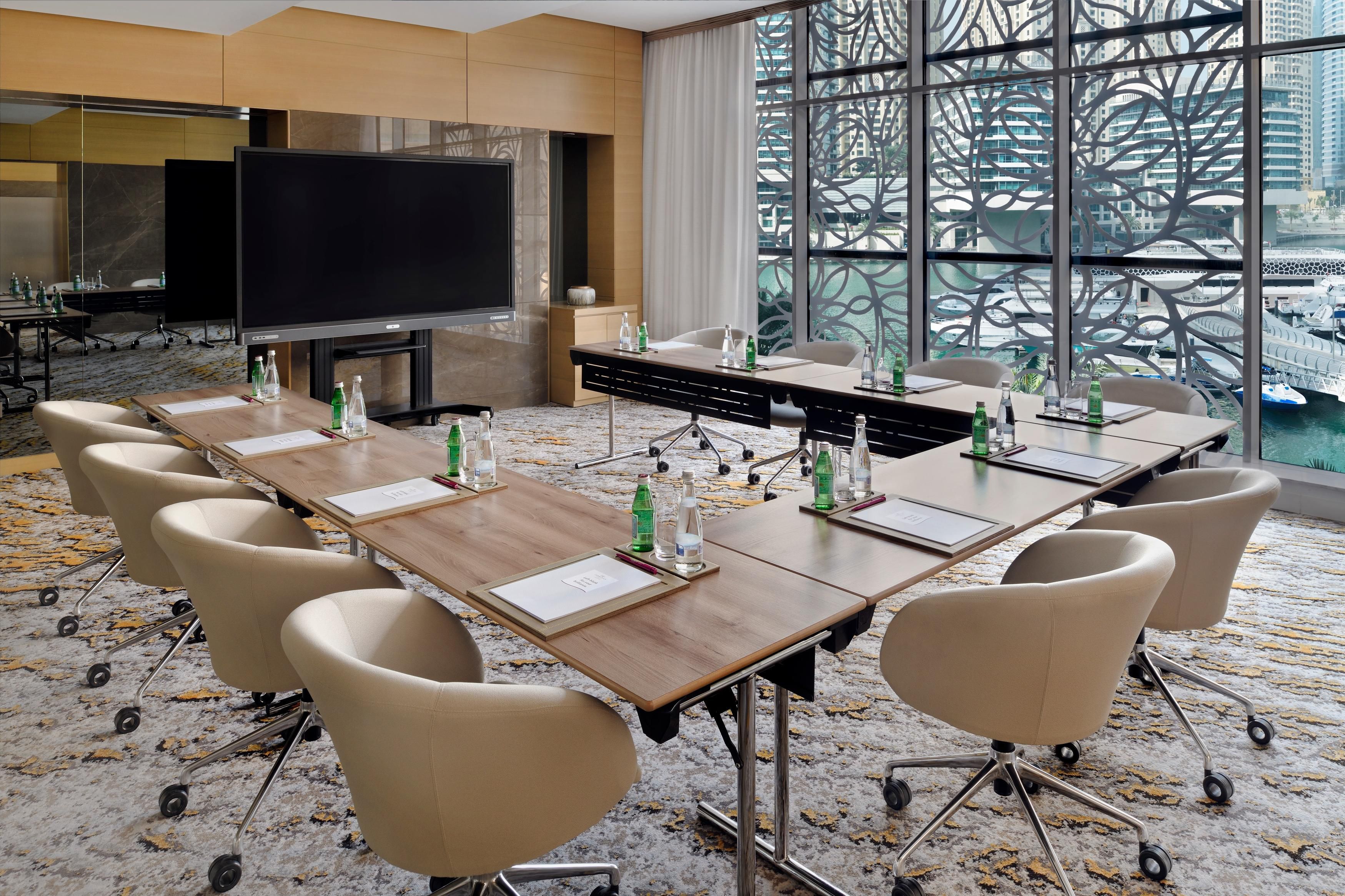 Crowne Plaza Dubai Marina is an exceptional location for meetings