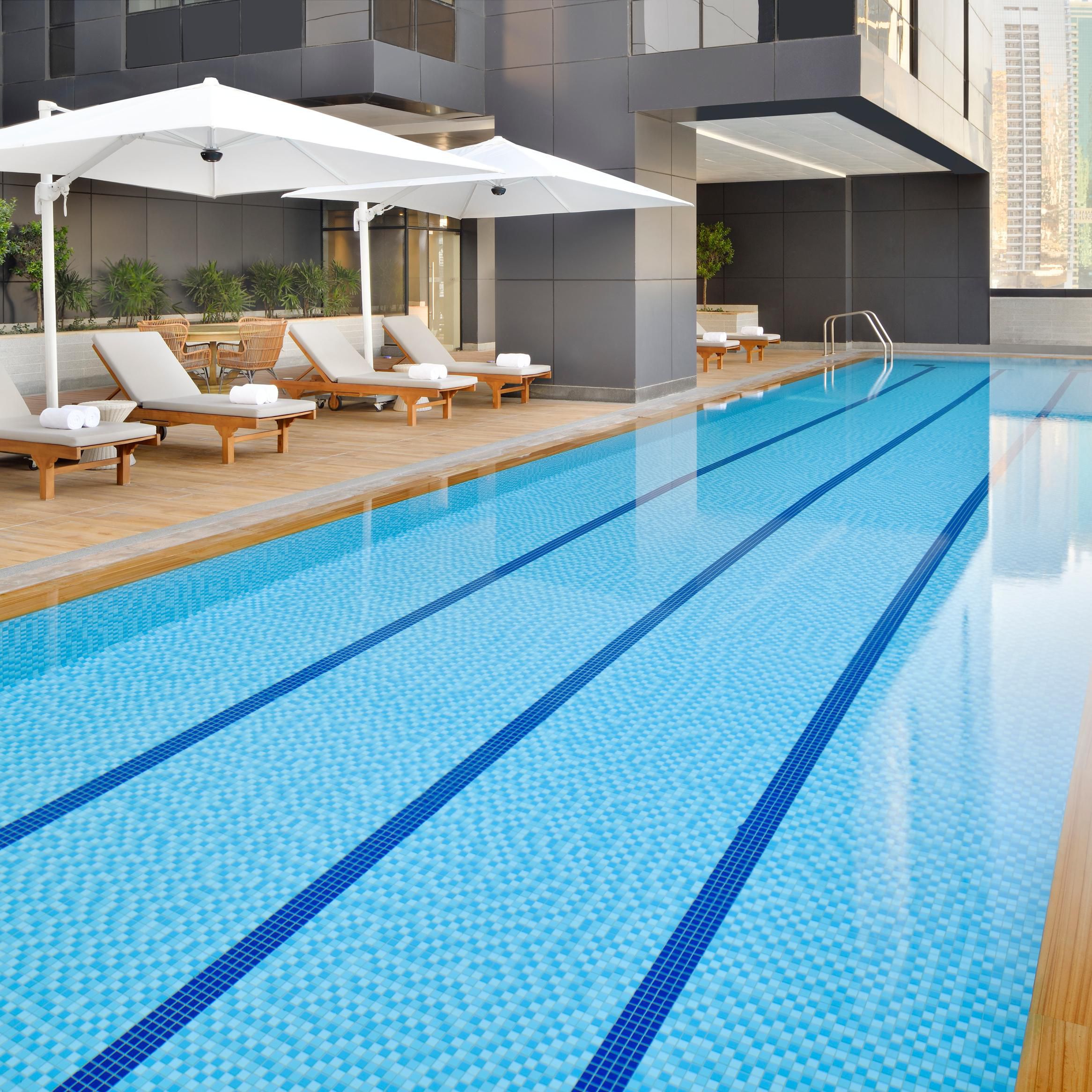 Our swimming pool is a perfect spot for health and wellness