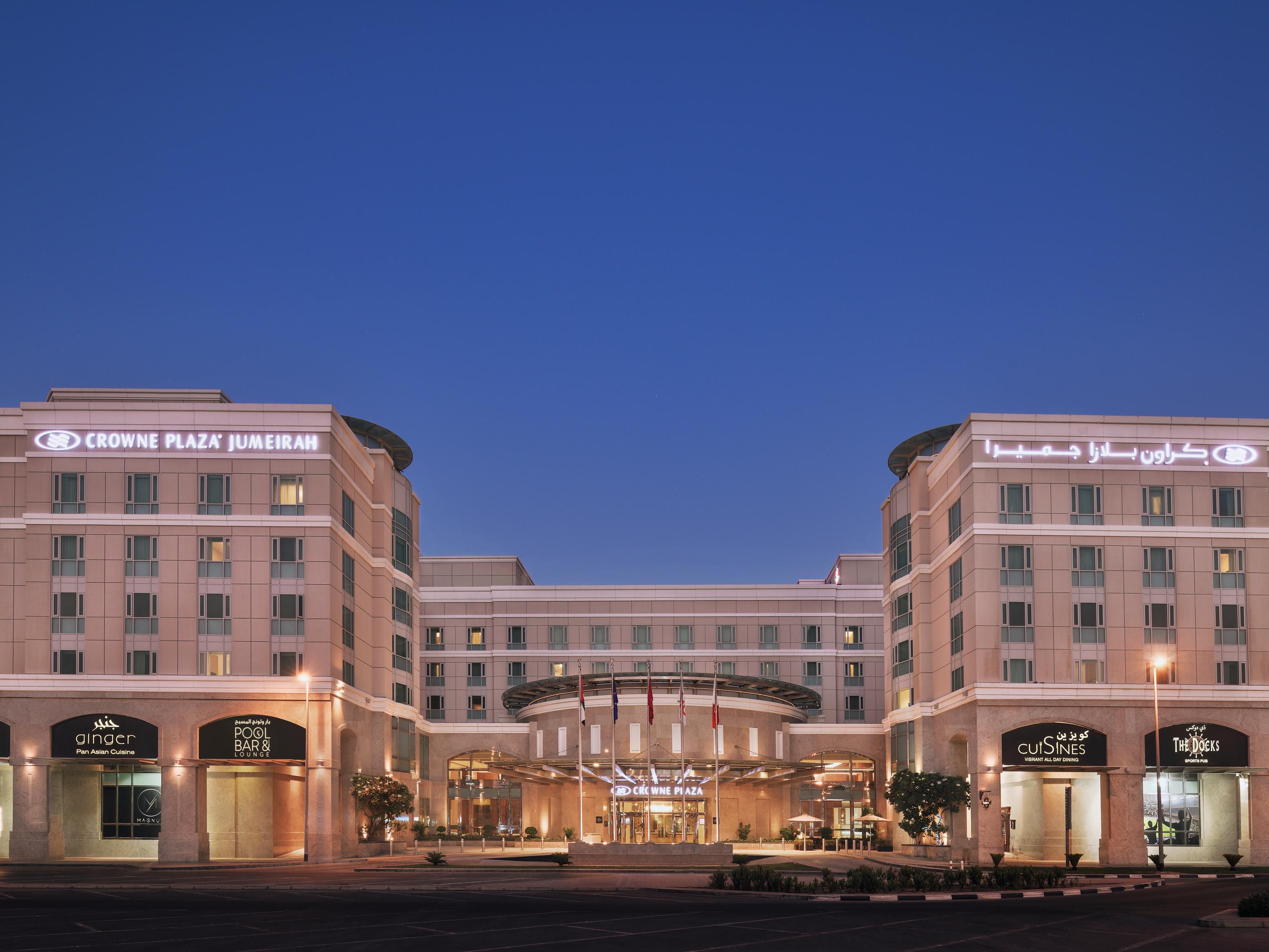 Exterior view of Crowne Plaza Dubai Jumeirah 