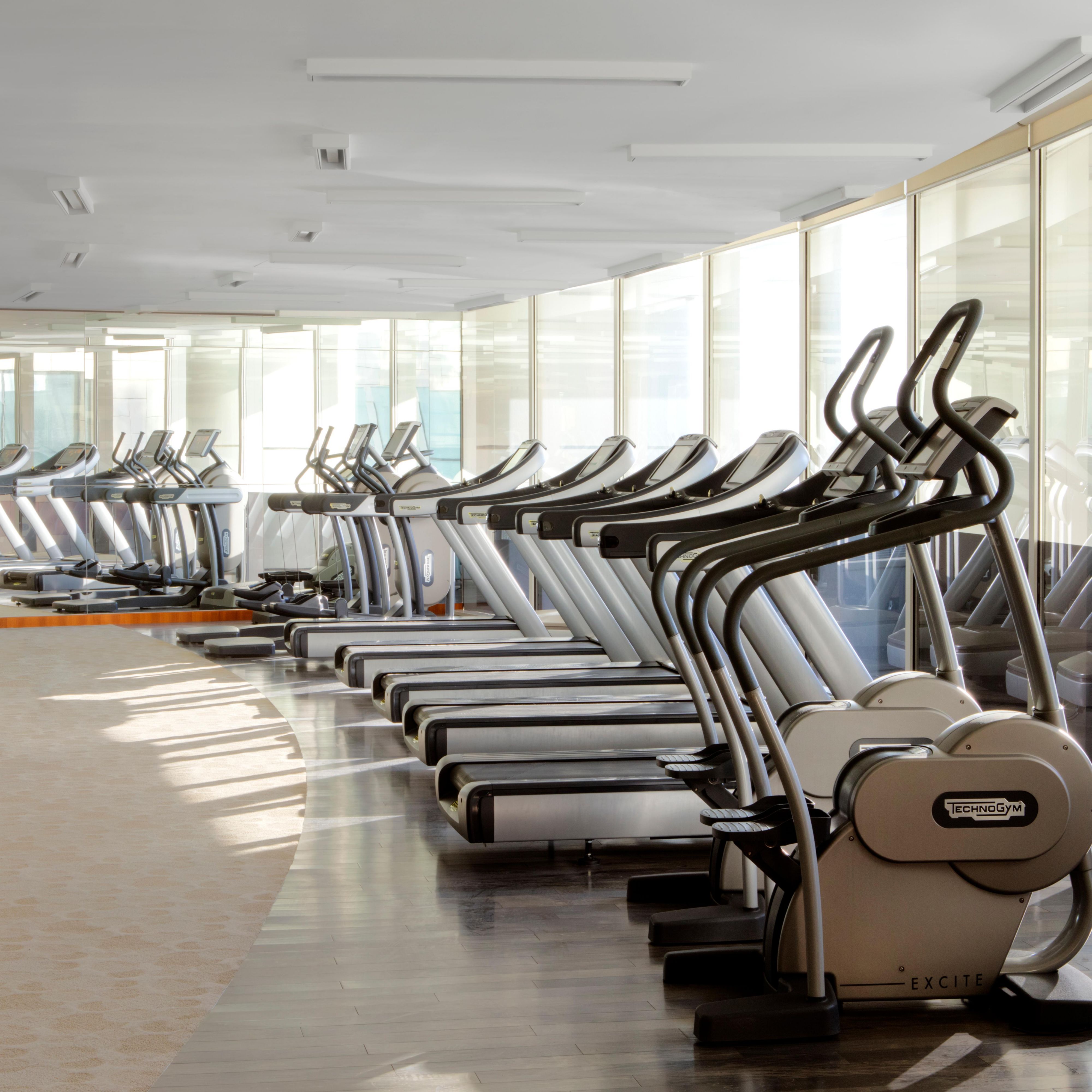 Stay fit and train in our modern fitness facility 