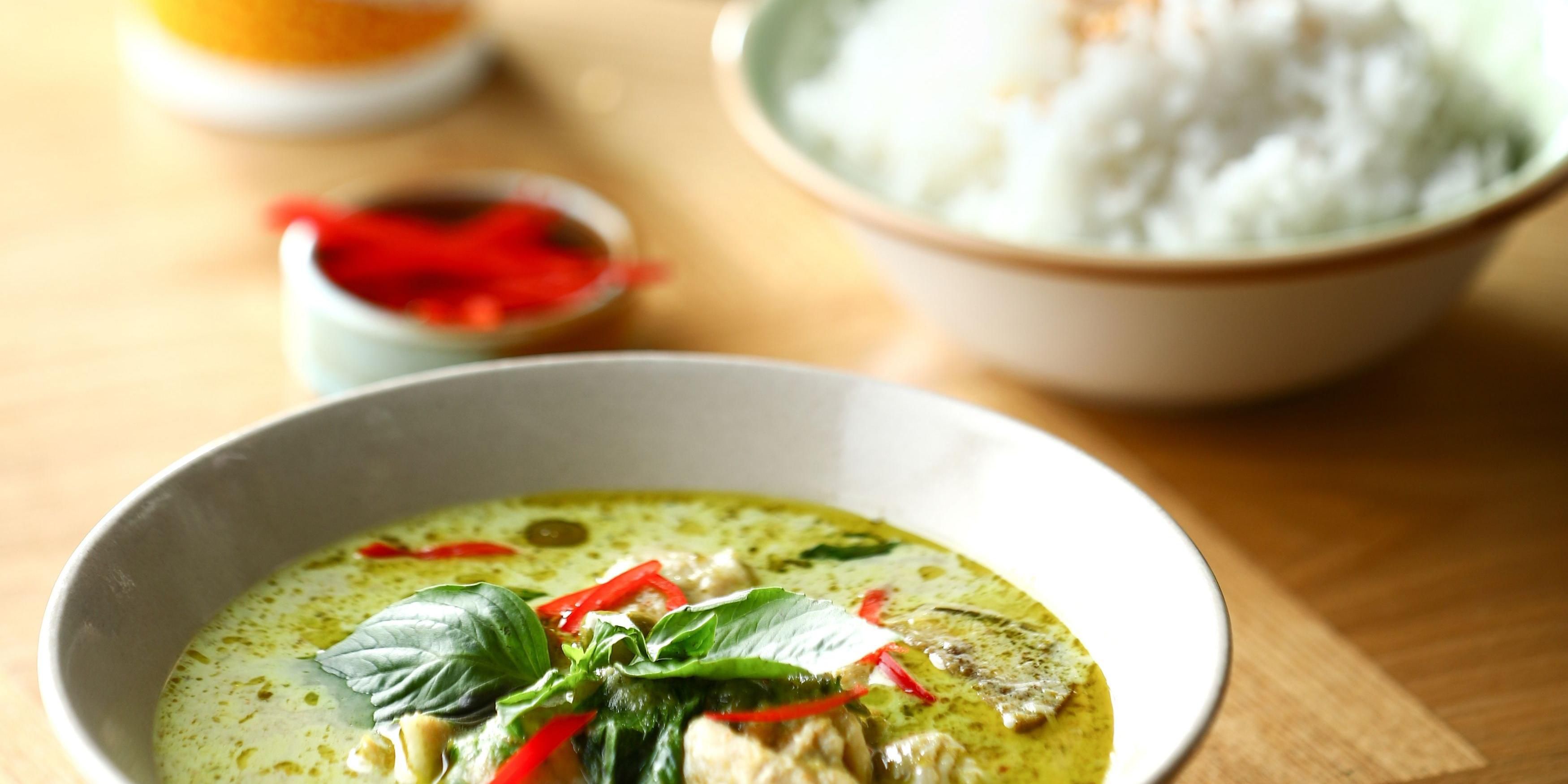 Chicken green curry Keang Keaw Wan Gai at Charm Thai