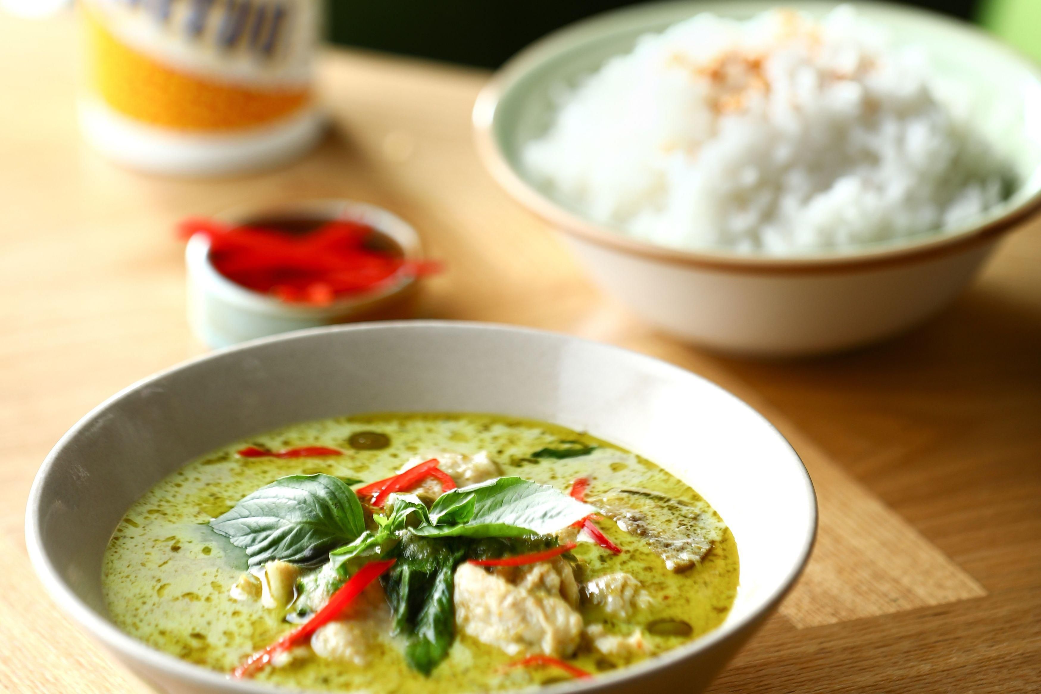 Chicken green curry Keang Keaw Wan Gai at Charm Thai