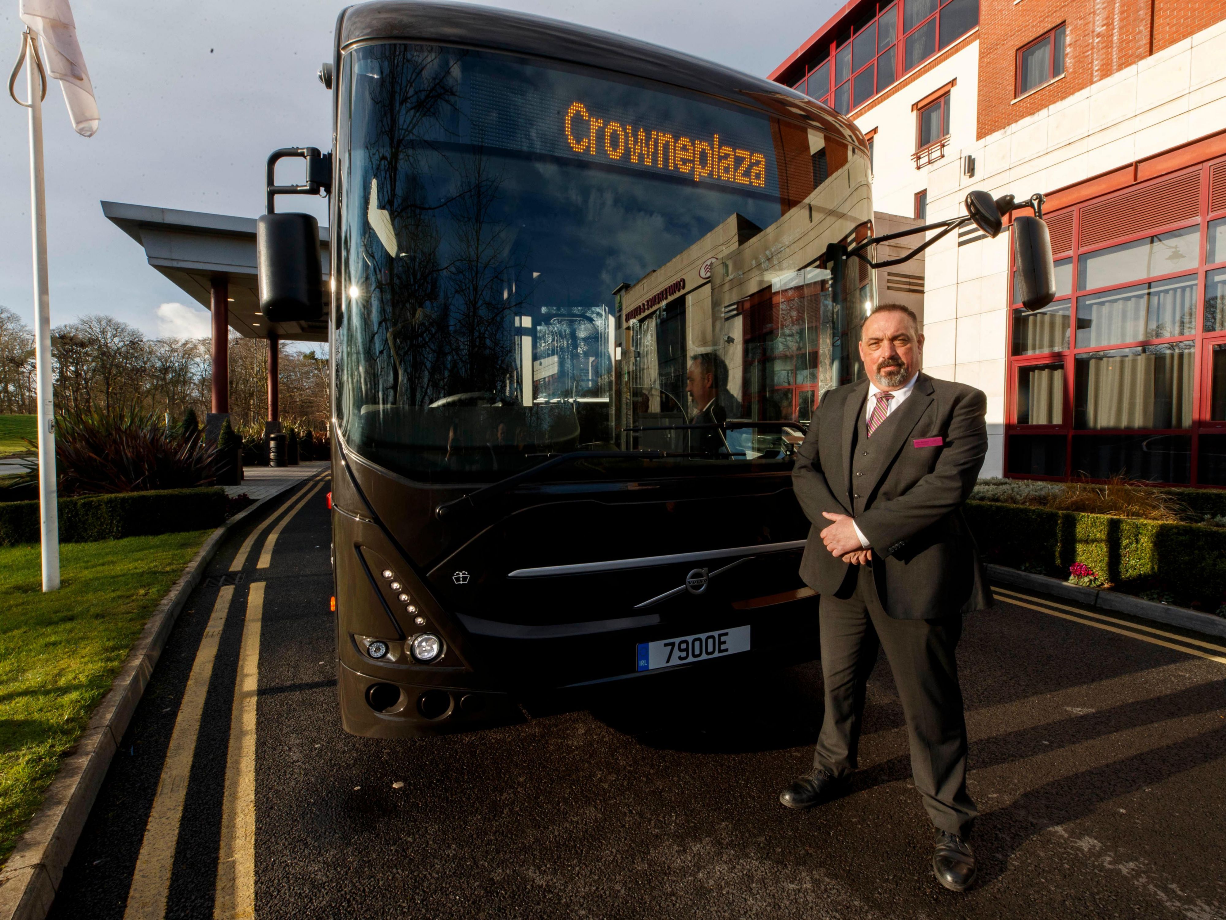 The Crowne Plaza Dublin Airport operates Ireland's first fully electric bus, just one of our eco friendly and sustainable hotel initiatives. Guests of the hotel can avail of our free airport shuttle bus, taking an average of just 7 minutes to Dublin Airport.  Please contact the hotel for timetable.