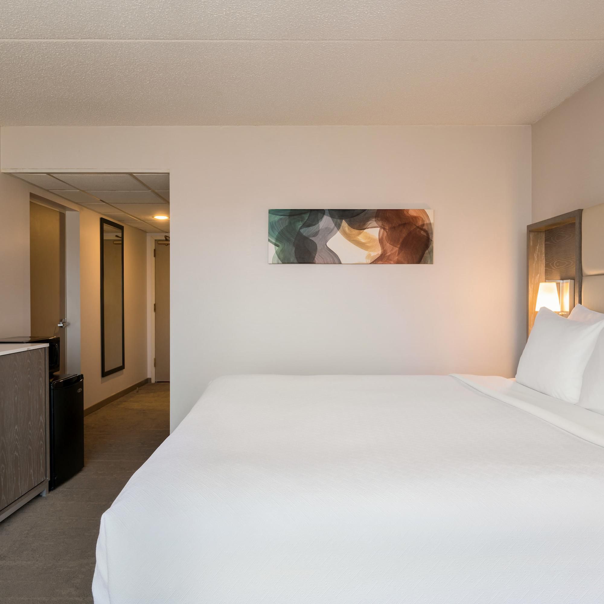 Rooms feature free Wi-Fi, comfortable bedding and modern decor.