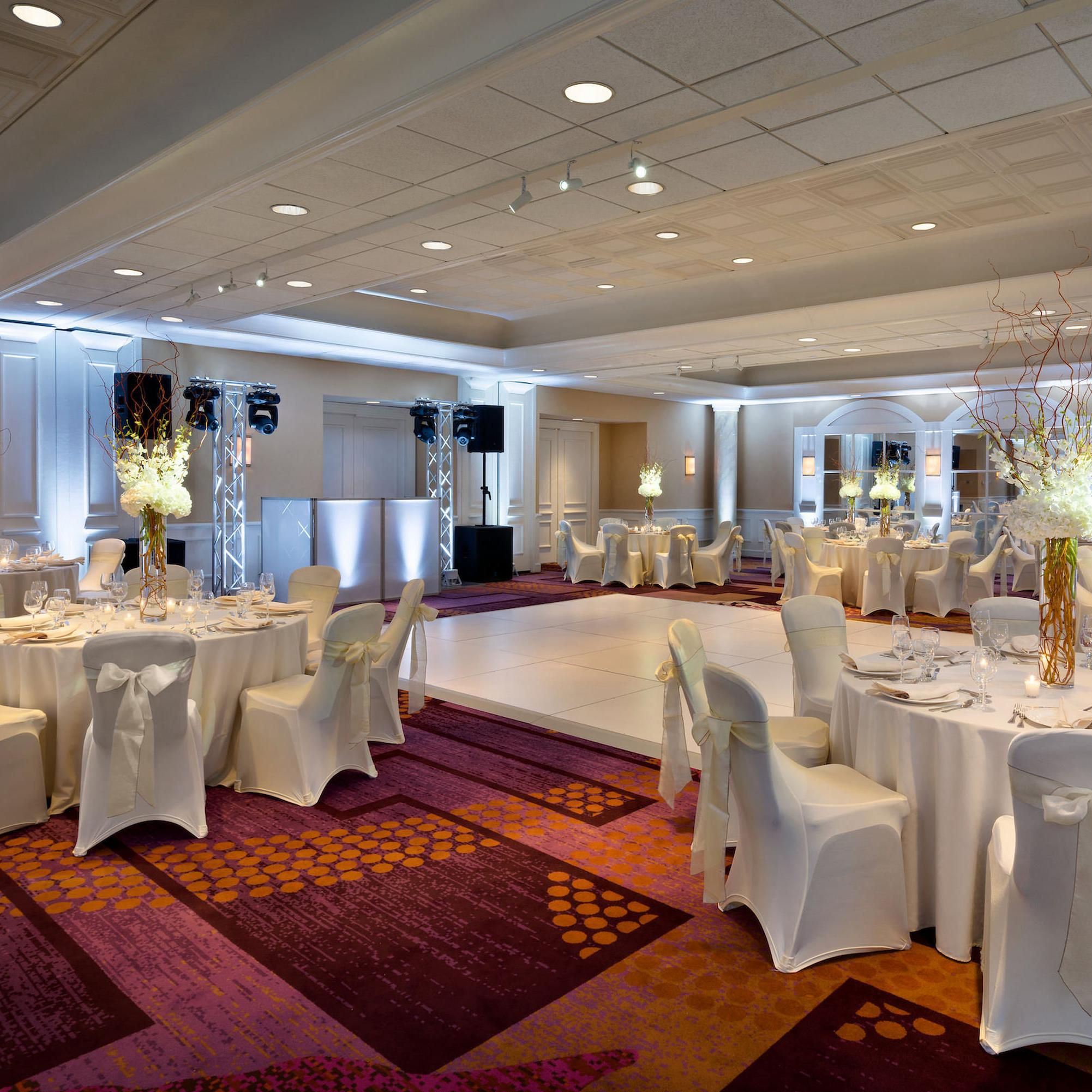Plan your Englewood wedding or social event in our Grand Ballroom