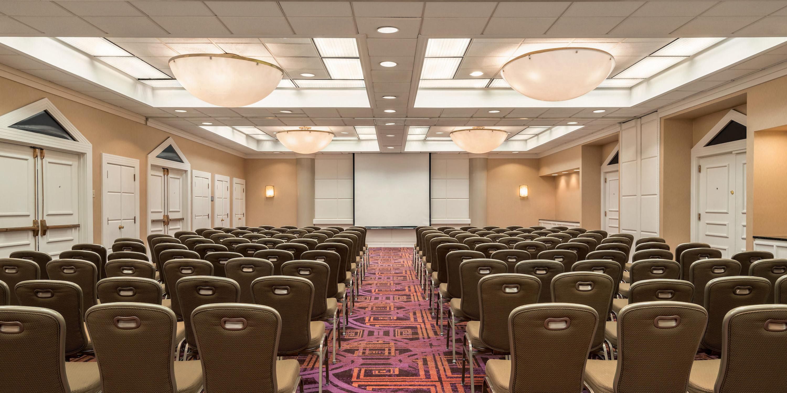 From business meetings to celebrations, our versatile space in Englewood, NJ, offer nearly 6,000 square feet of space, including a grand ballroom and conference rooms. Our expert Meetings Director will assist with every detail, and onsite catering ensures a seamless experience. Plan your next event with us for a polished and professional gathering.