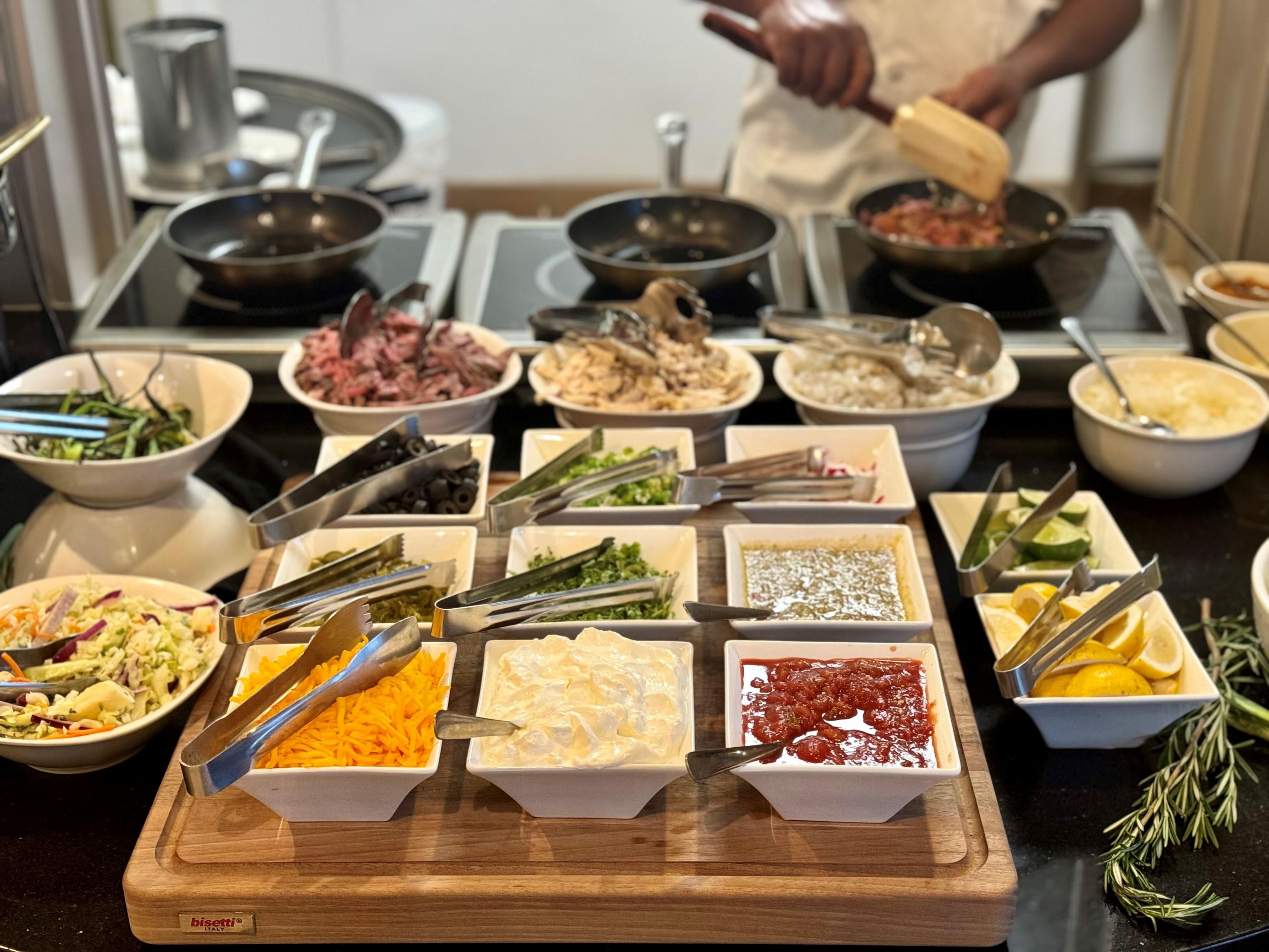 Join us every Friday from 5 PM to 8 PM at the Oasis Restaurant & Bar for live entertainment, featuring local artists and themed dining events such as our Taco Station with tequila specials.  
