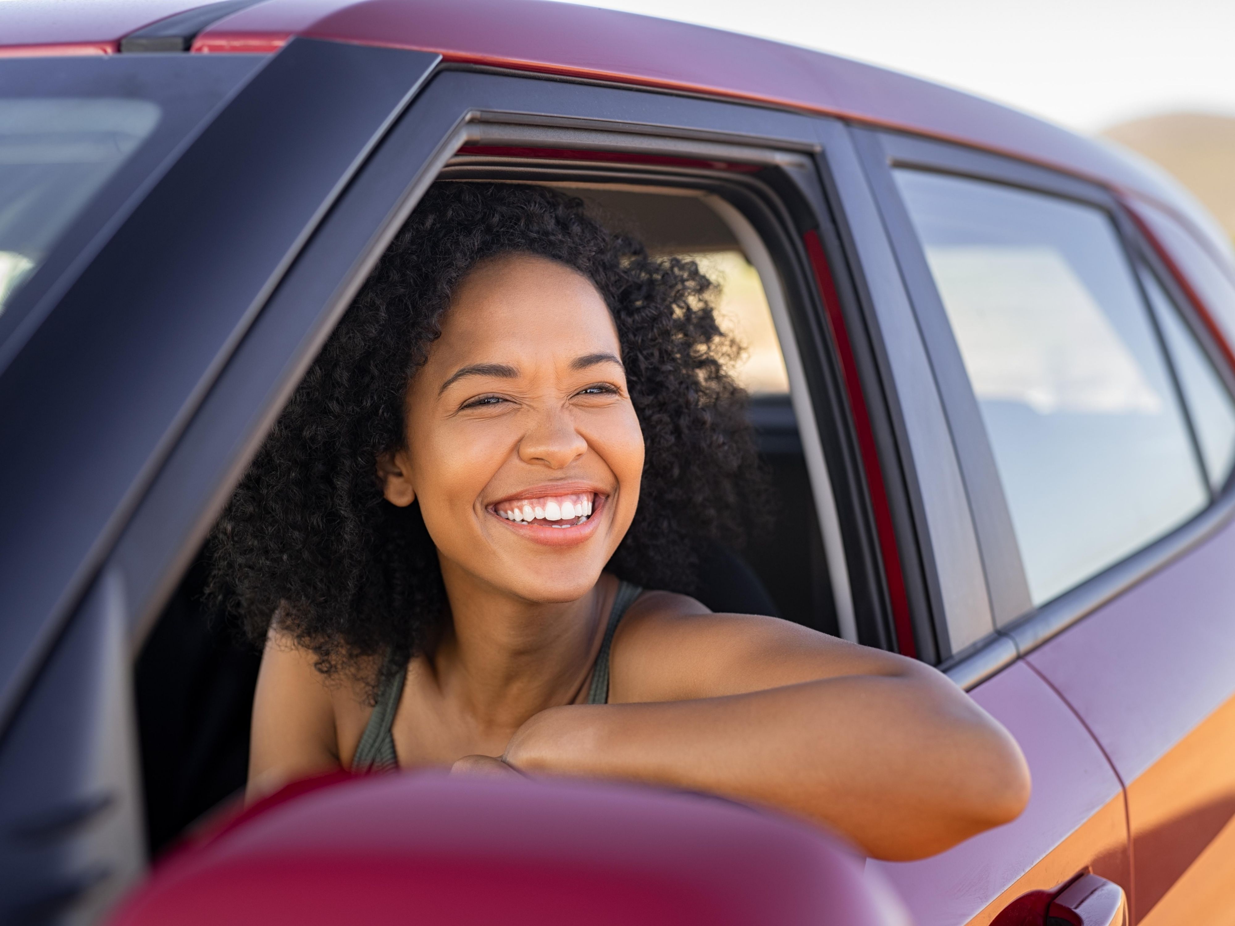 road trip woman