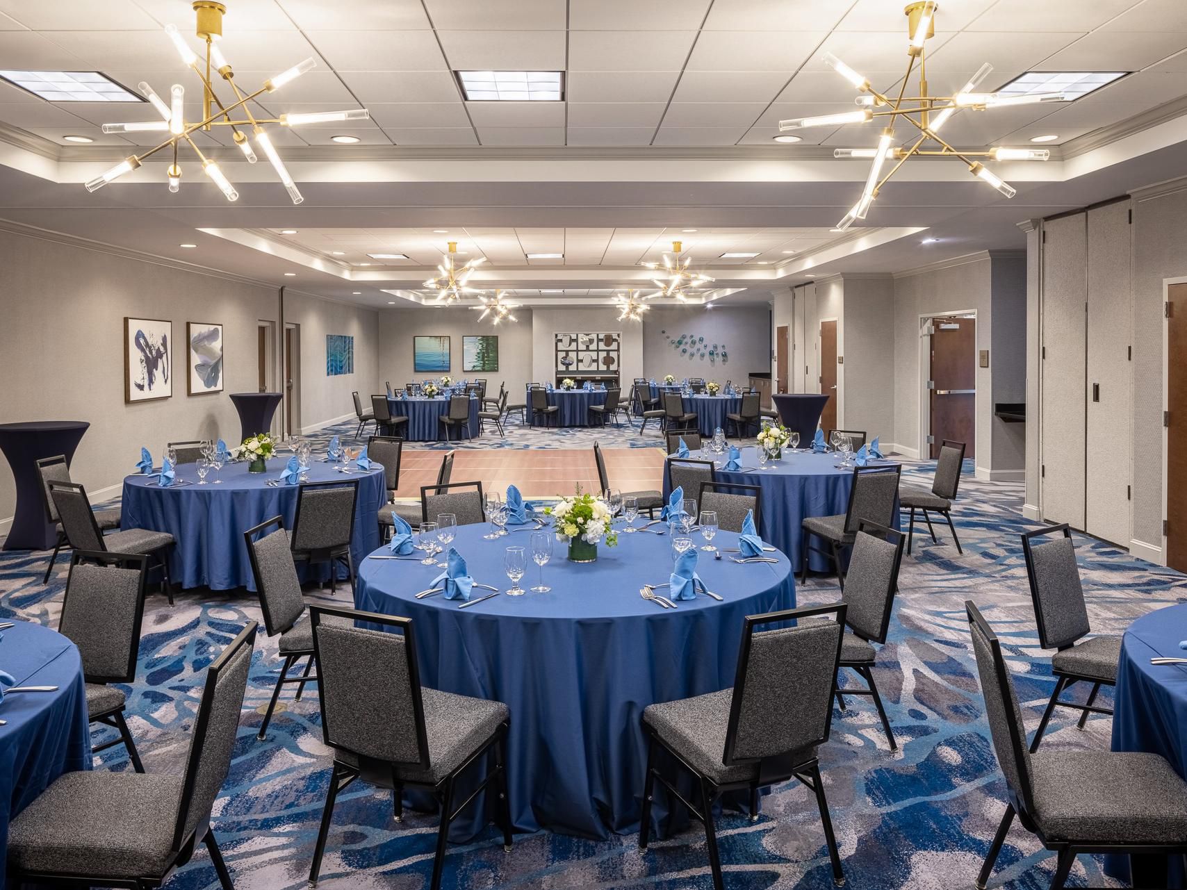 Gather your family and friends for your dream wedding. Celebrate with up to 180 guests in our ballroom or have a more intimate gathering in one of our smaller spaces, complete with onsite catering.