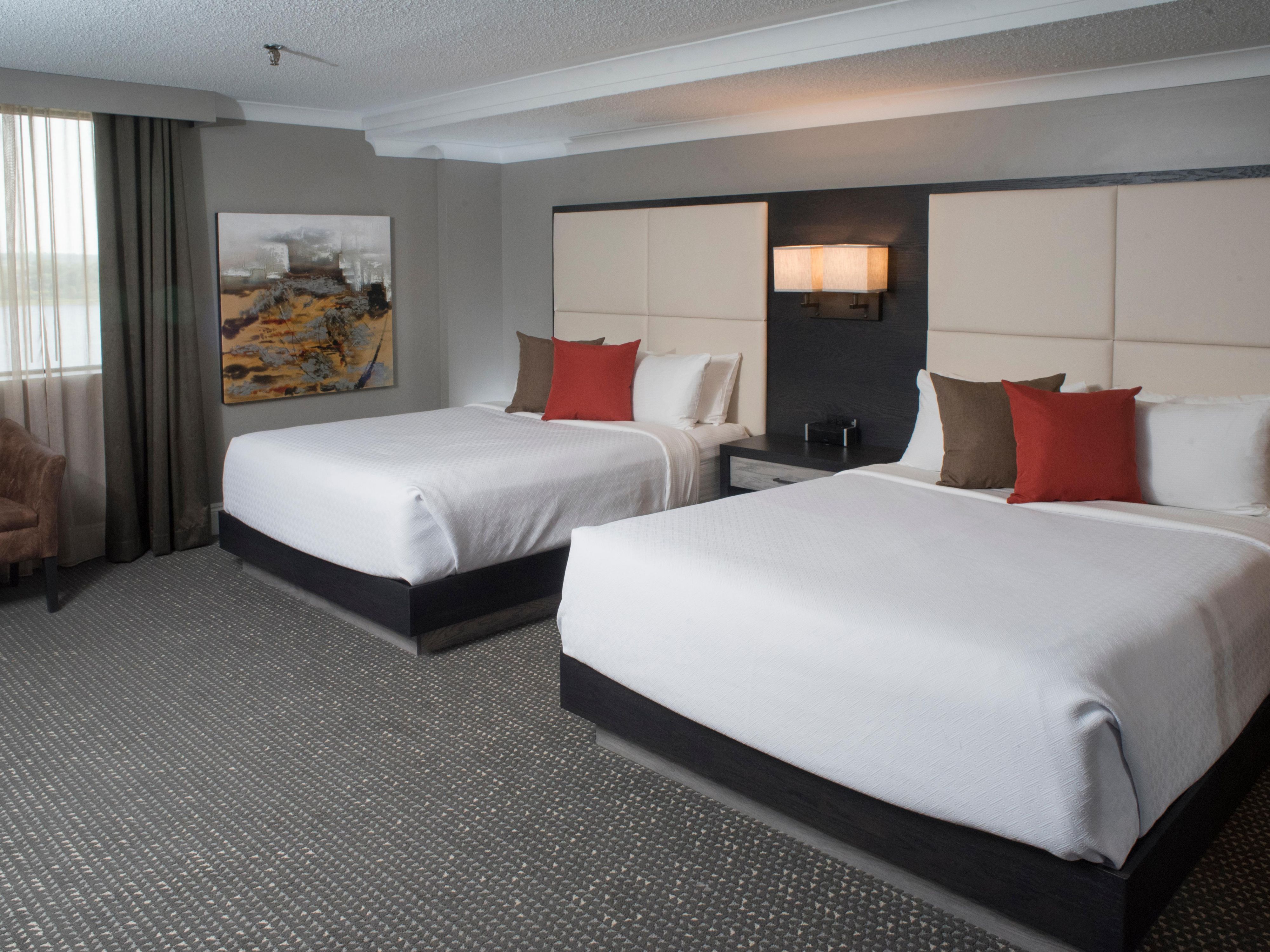 Relax in our clean, fresh, spacious double bed guest rooms