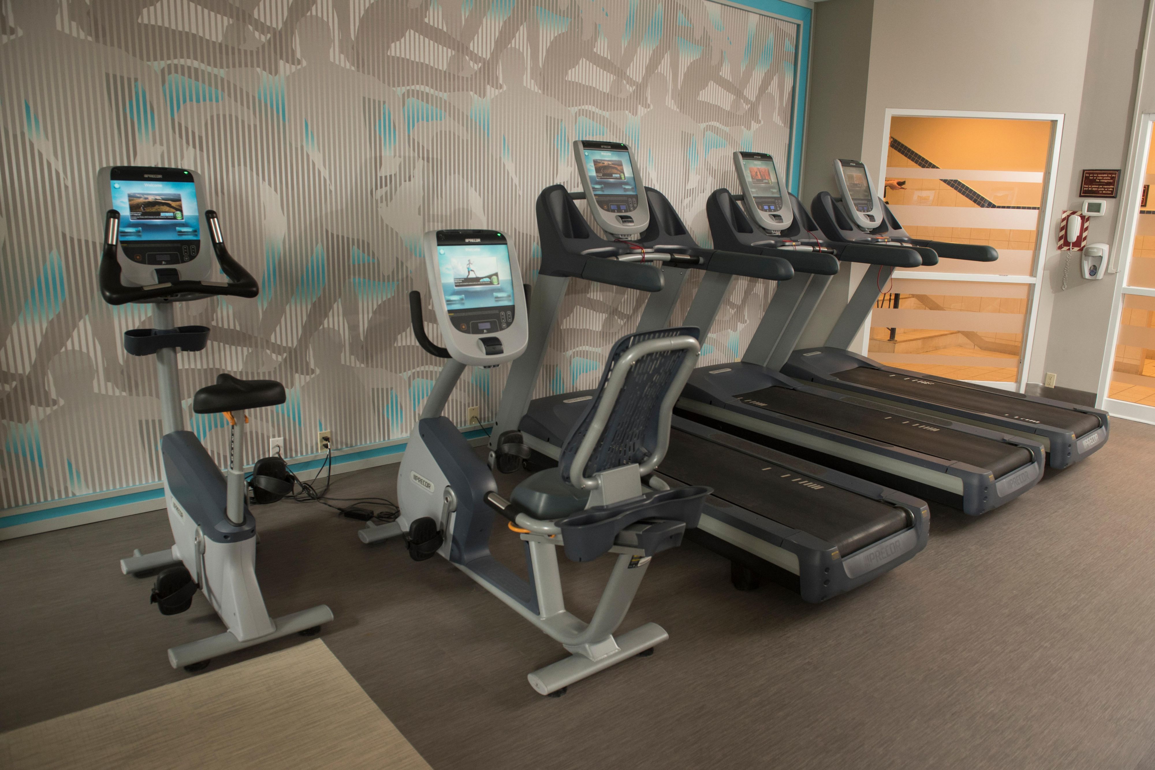 Energize with a workout in our Fitness Center