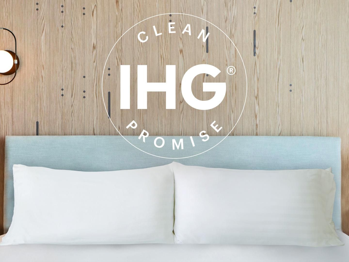 IHG Way of Clean includes deep cleaning with hospital-grade disinfectants, and guests can expect to see enhanced procedures, which may include: face covering requirements, various ways to reduce contact throughout the hotel, social distancing measures within public spaces and procedures based on local authorities’ guidance and/or advice.