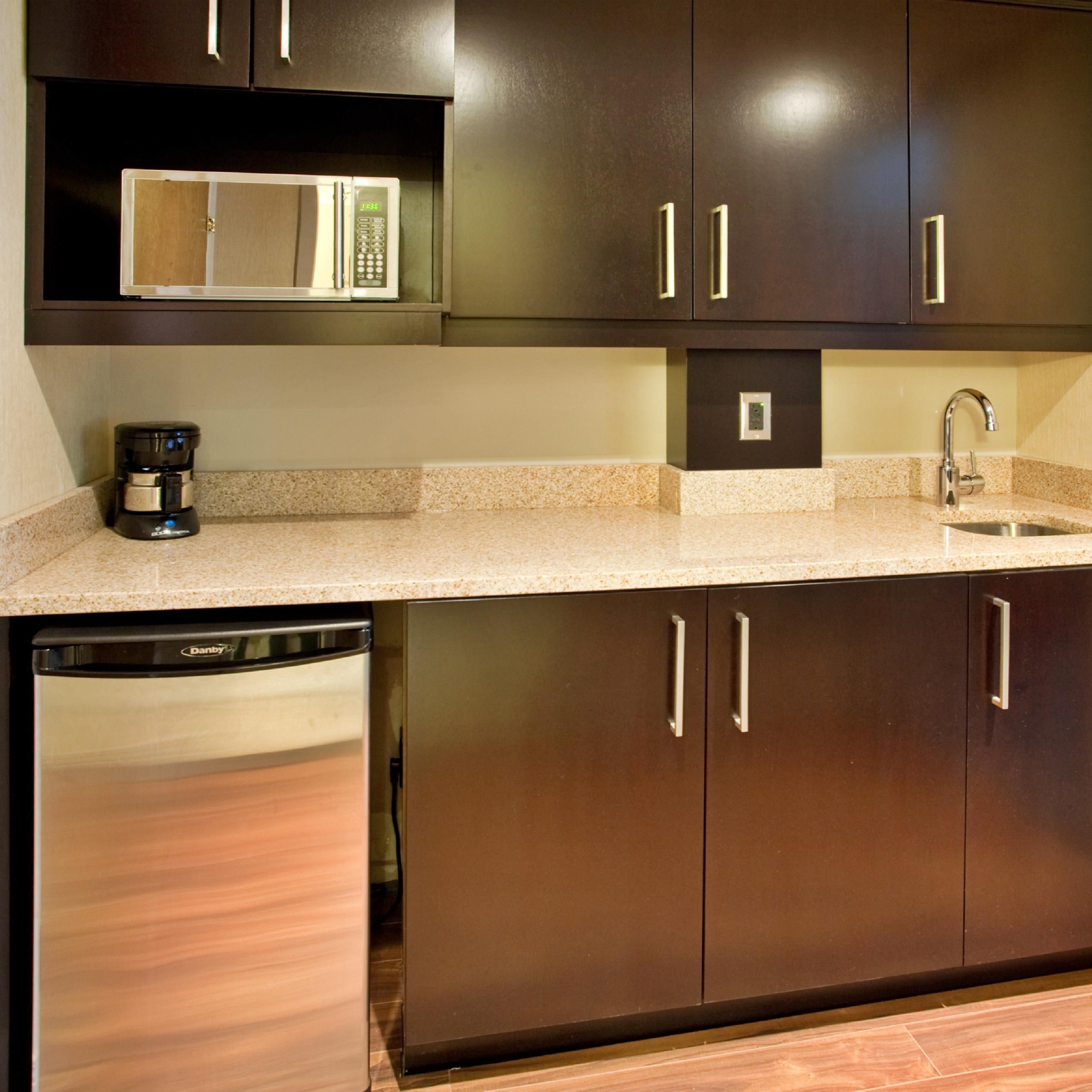 Our executive rooms offer a kitchenette
