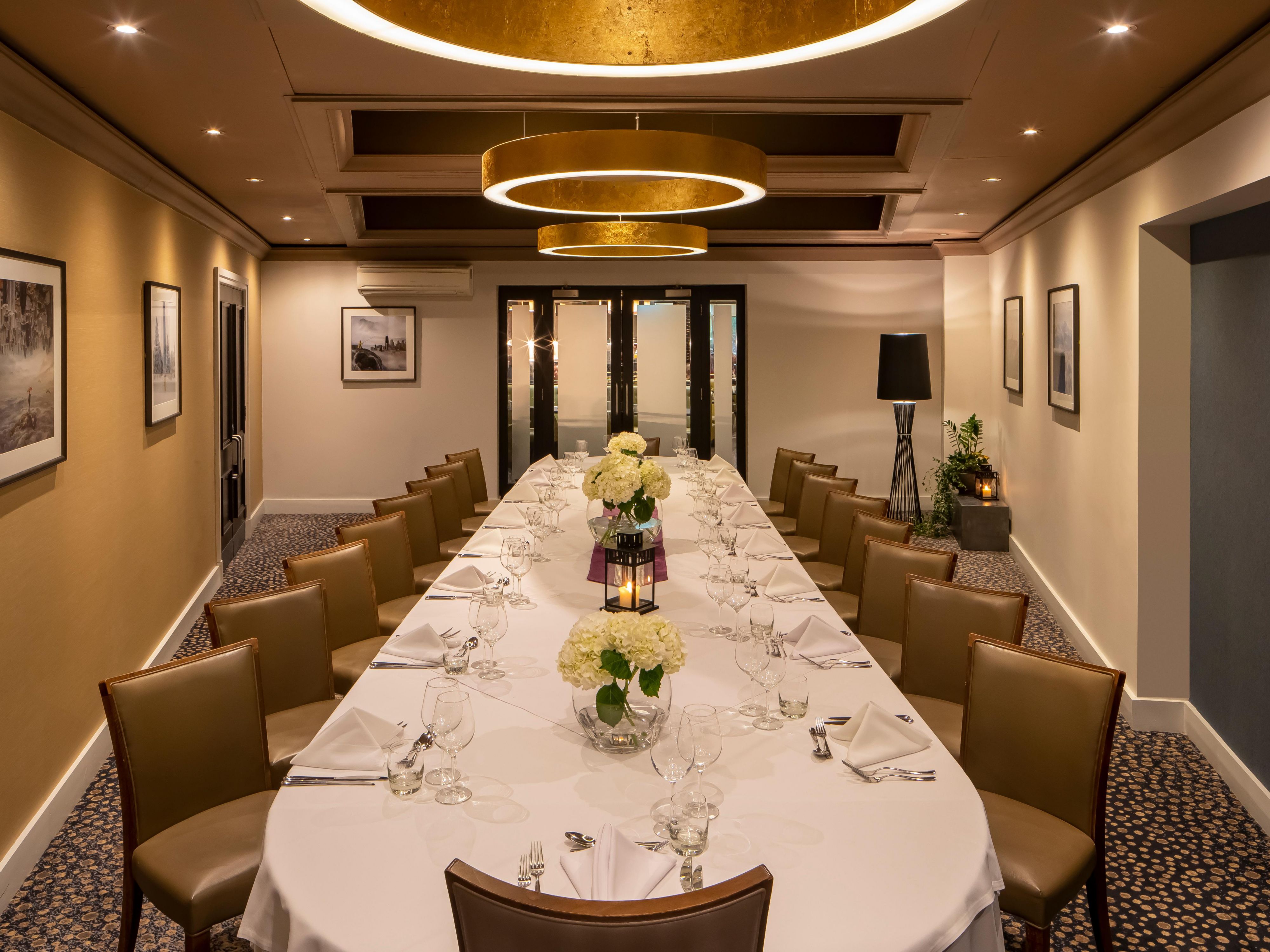 Private dining for small numbers