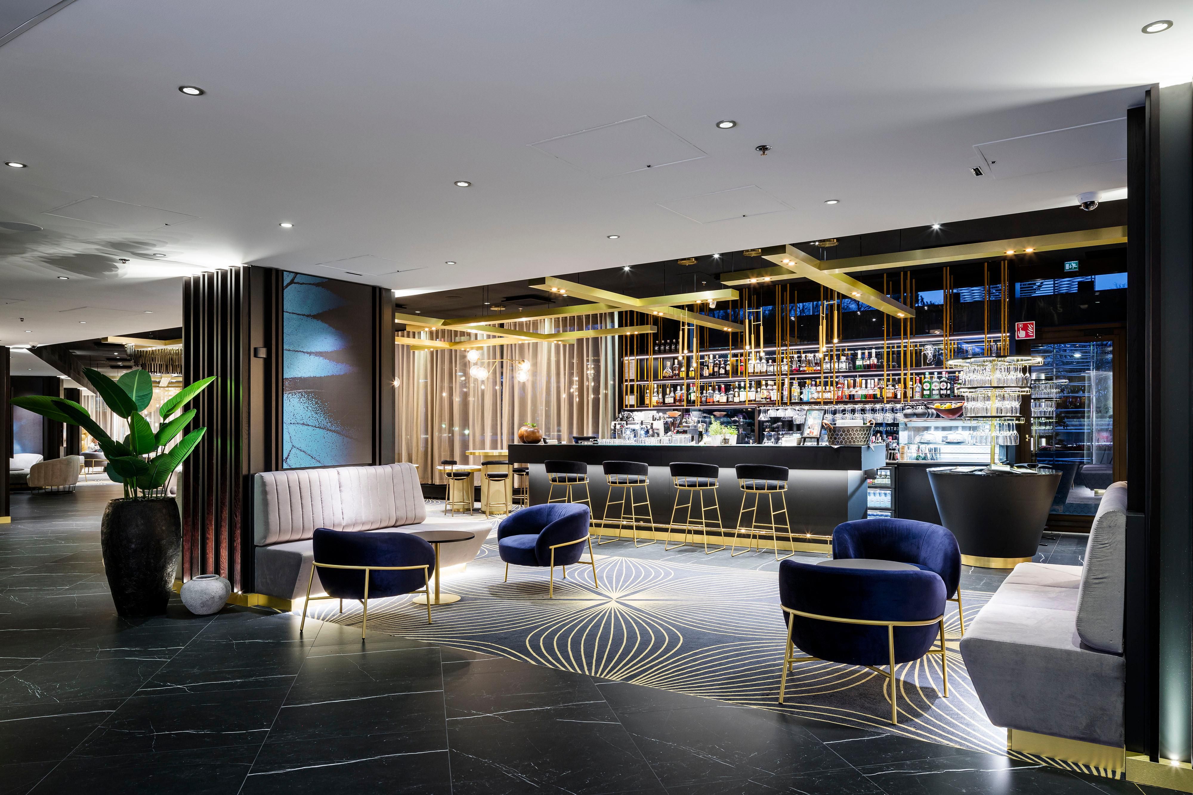 Relax at our new Lobby Bar and enjoy refreshments of your liking
