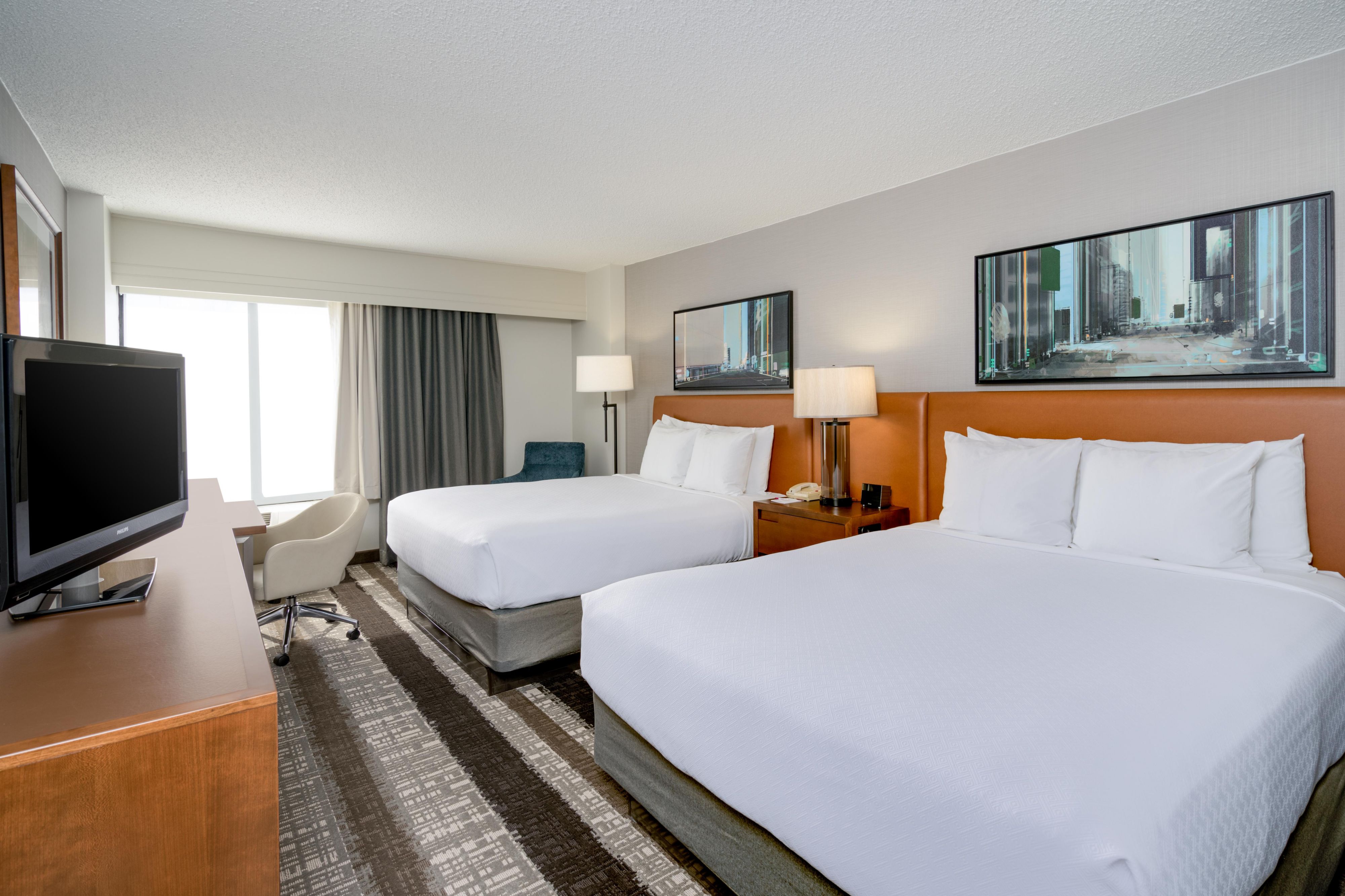 Our Double rooms have Queen size beds for your comfort.