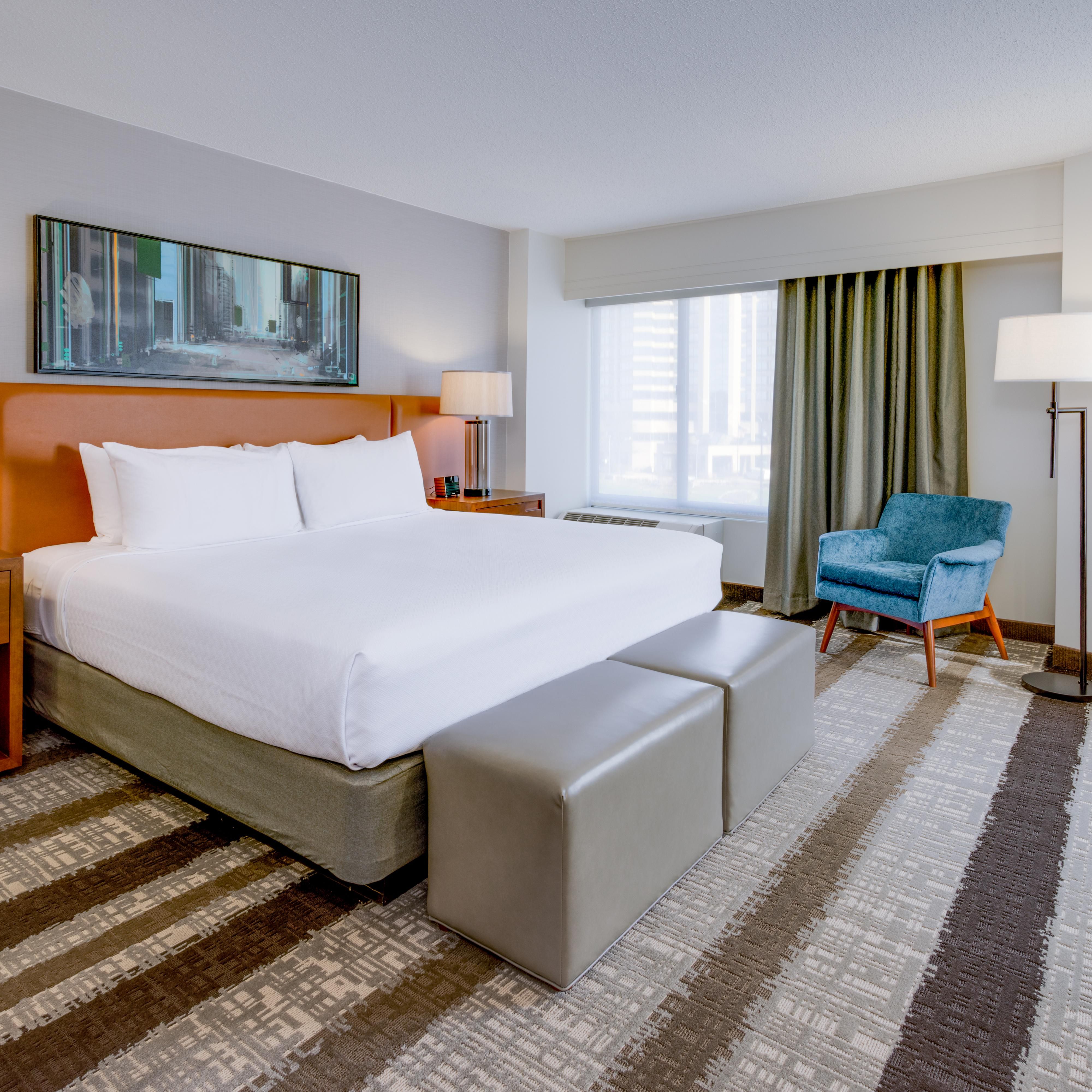Our King Feature Rooms provide more space and special features
